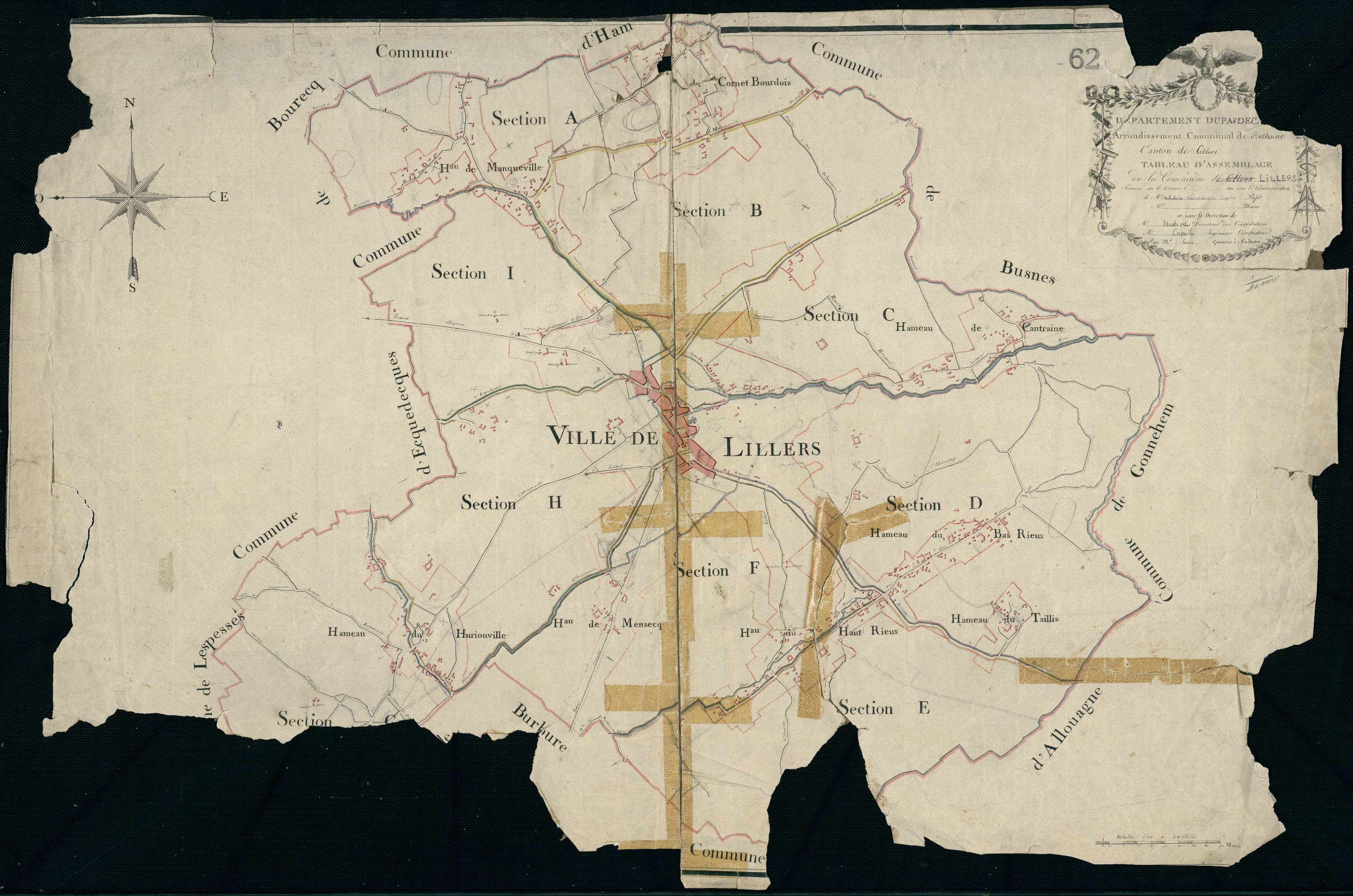 Lillers - Tableau d'assemblage