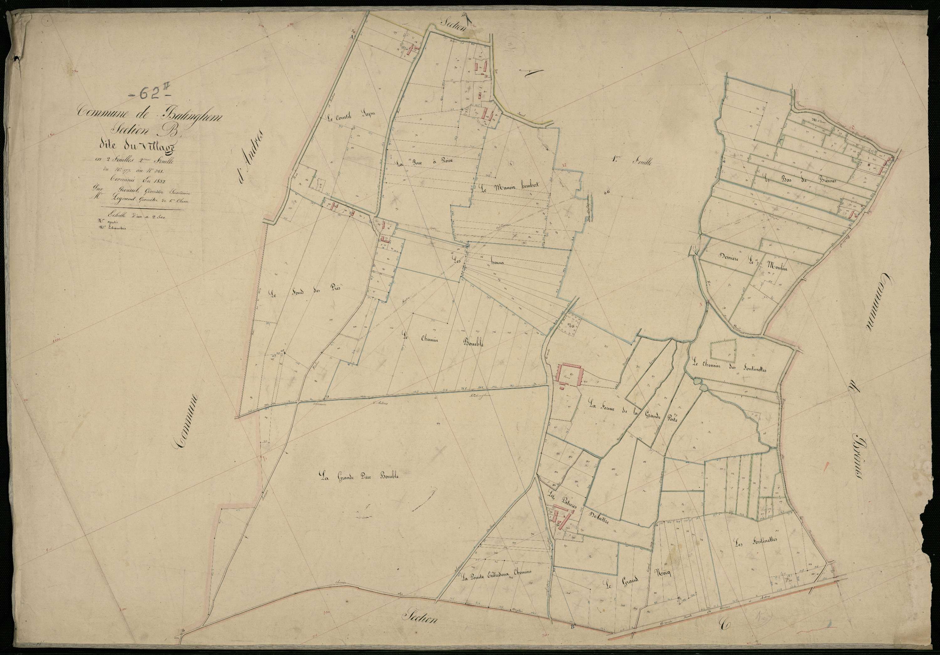 Linghem - Section B, 2e feuille