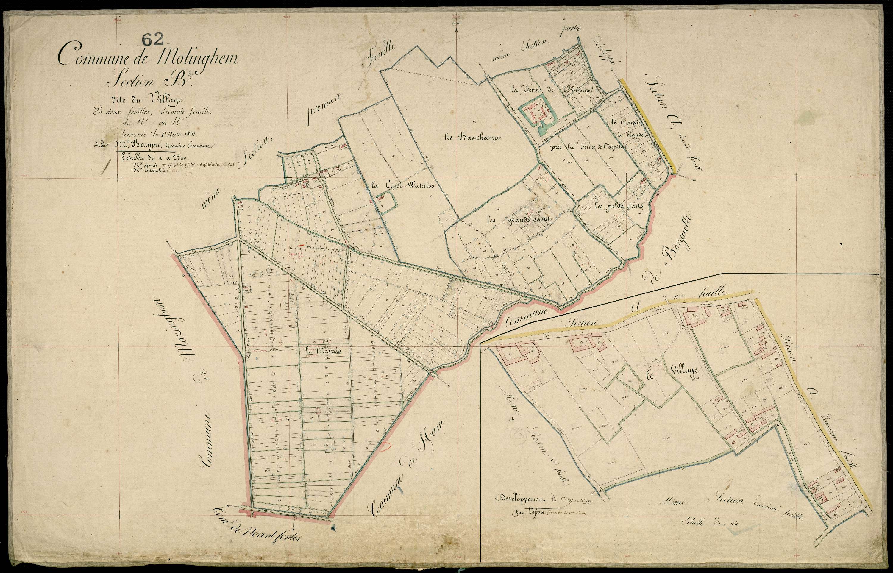 Linghem - Section B, 2e feuille