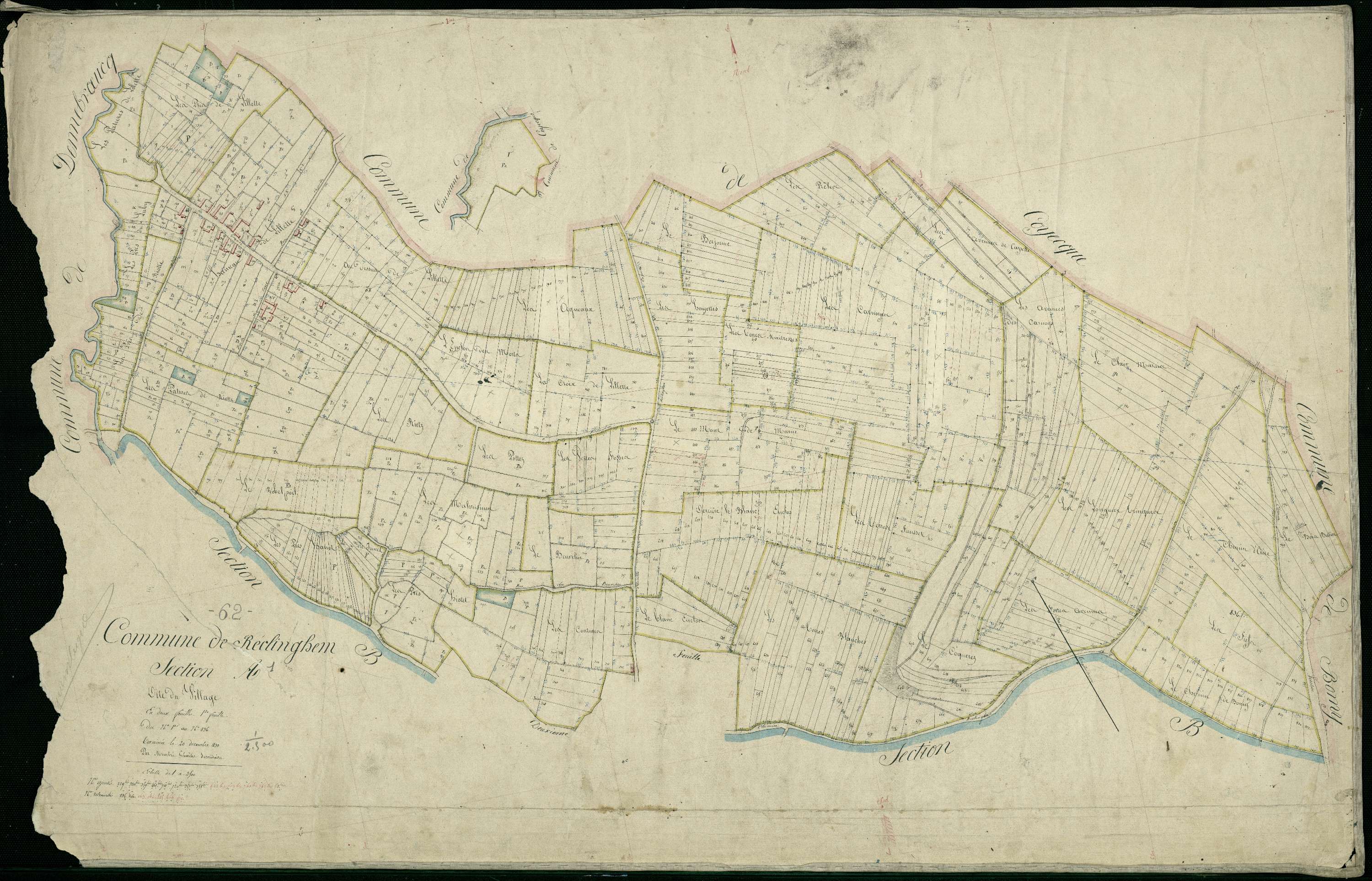 Linghem - Section A, 1re feuille