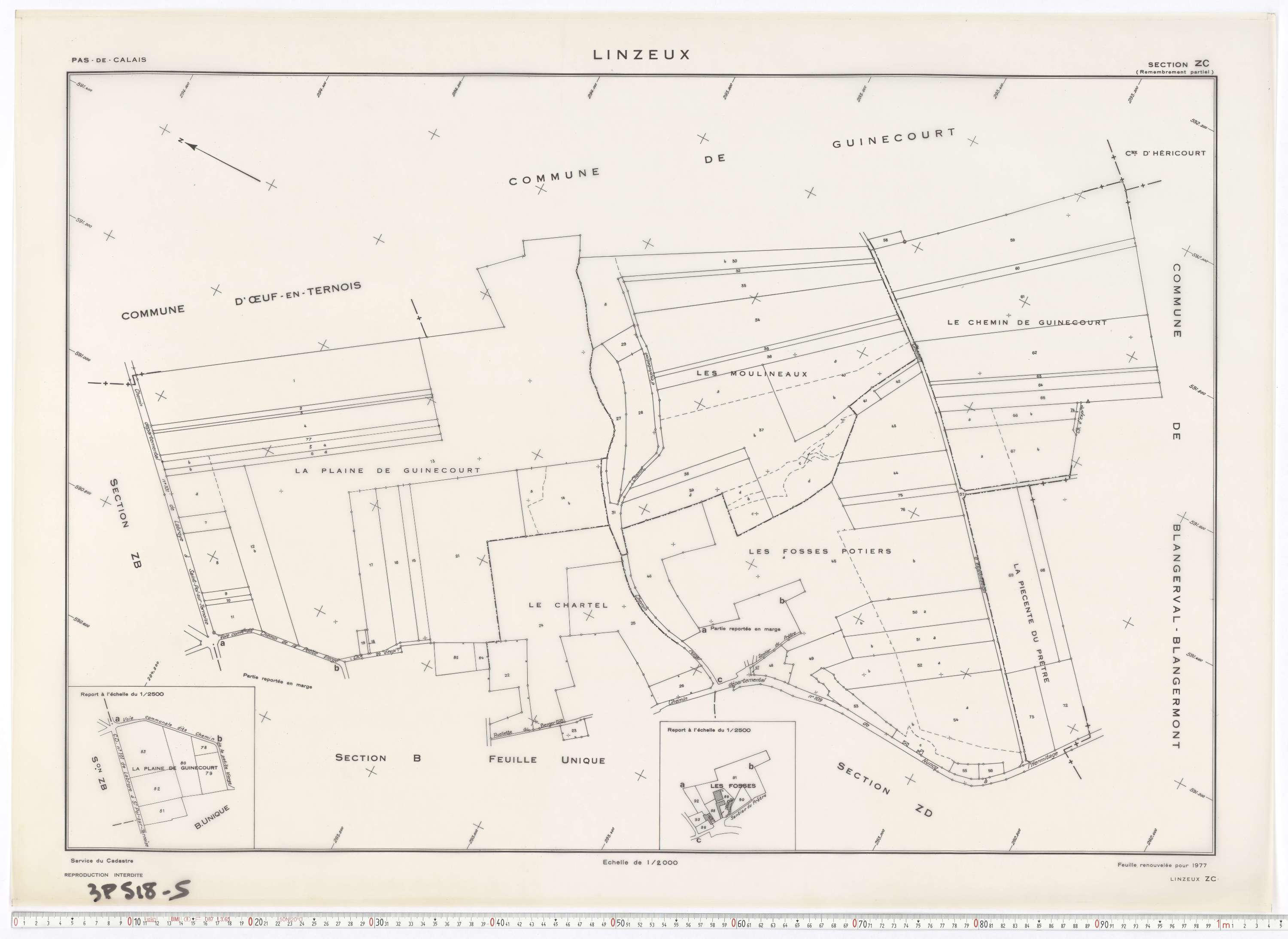 Linzeux - Section ZC.