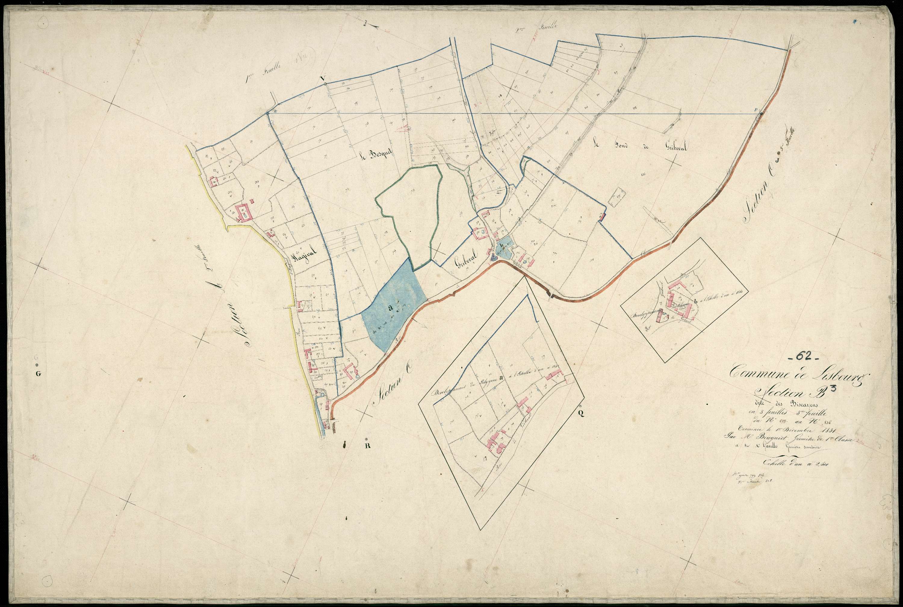 Lisbourg - Section B, 3e feuille