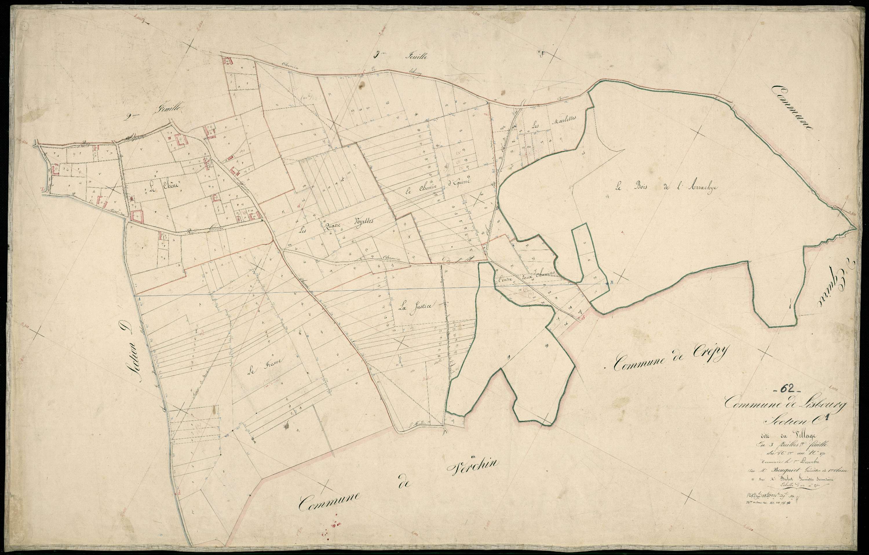 Lisbourg - Section C, 1re feuille