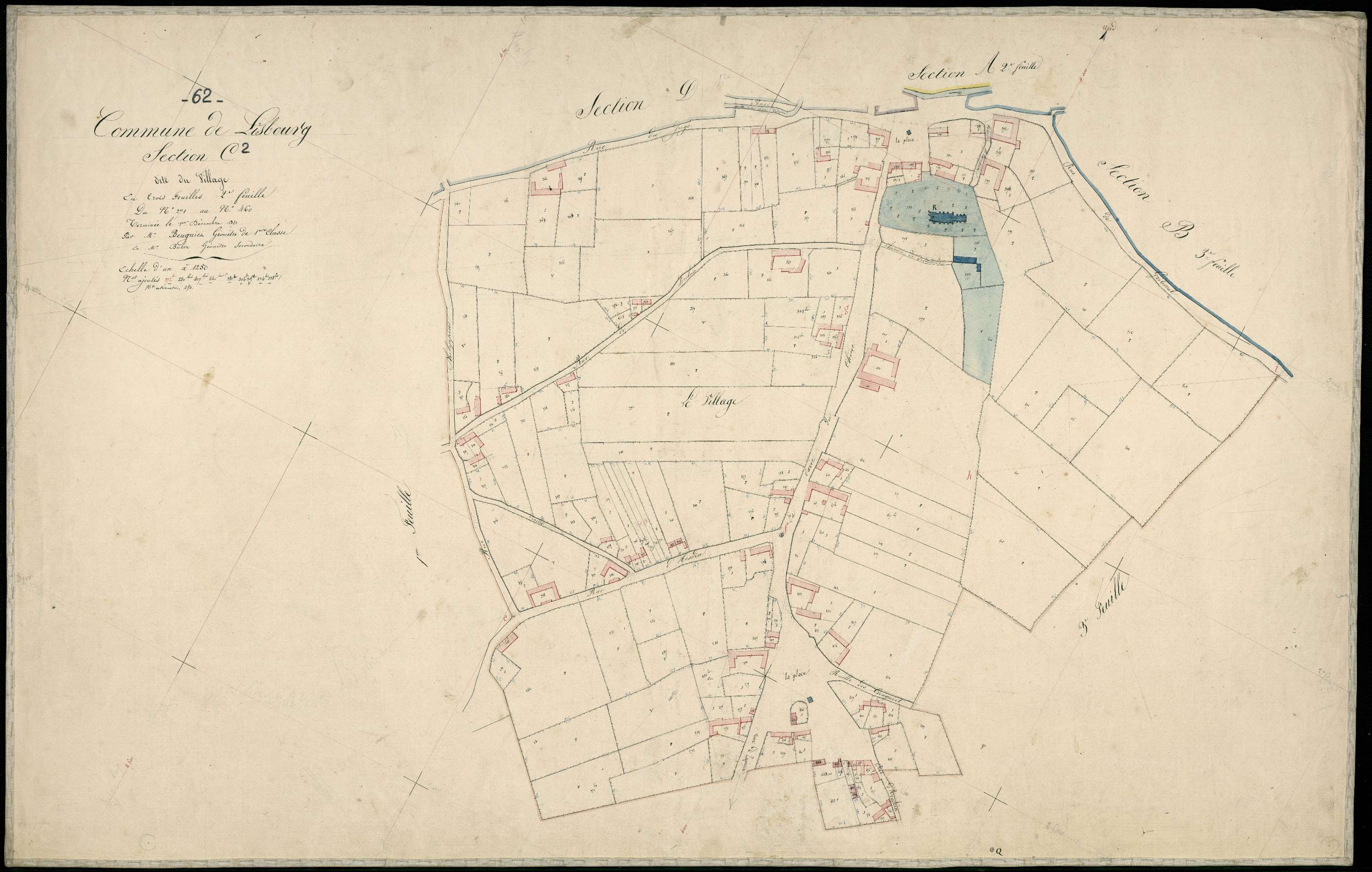 Lisbourg - Section C, 2e feuille