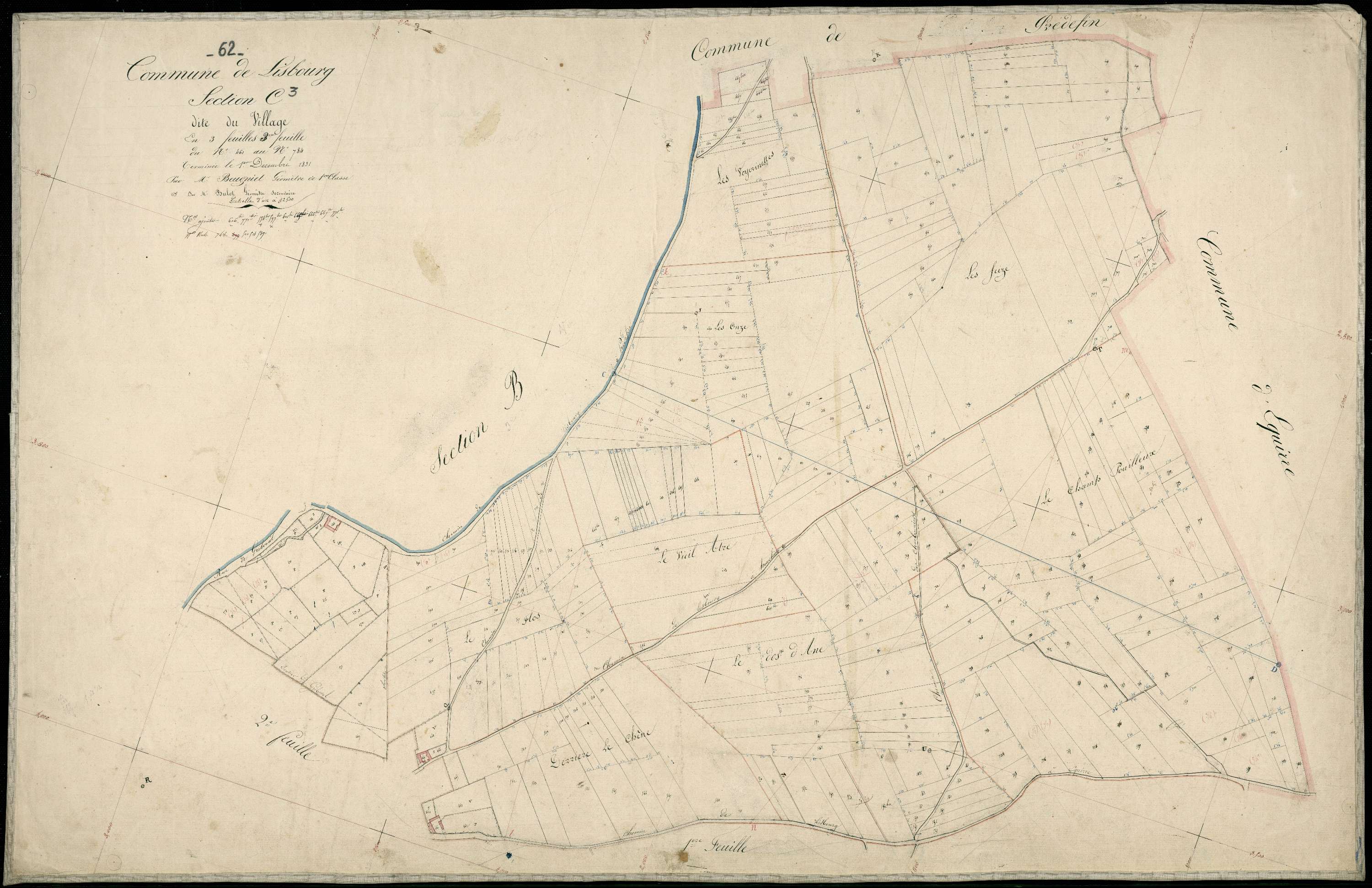 Lisbourg - Section C, 3e feuille