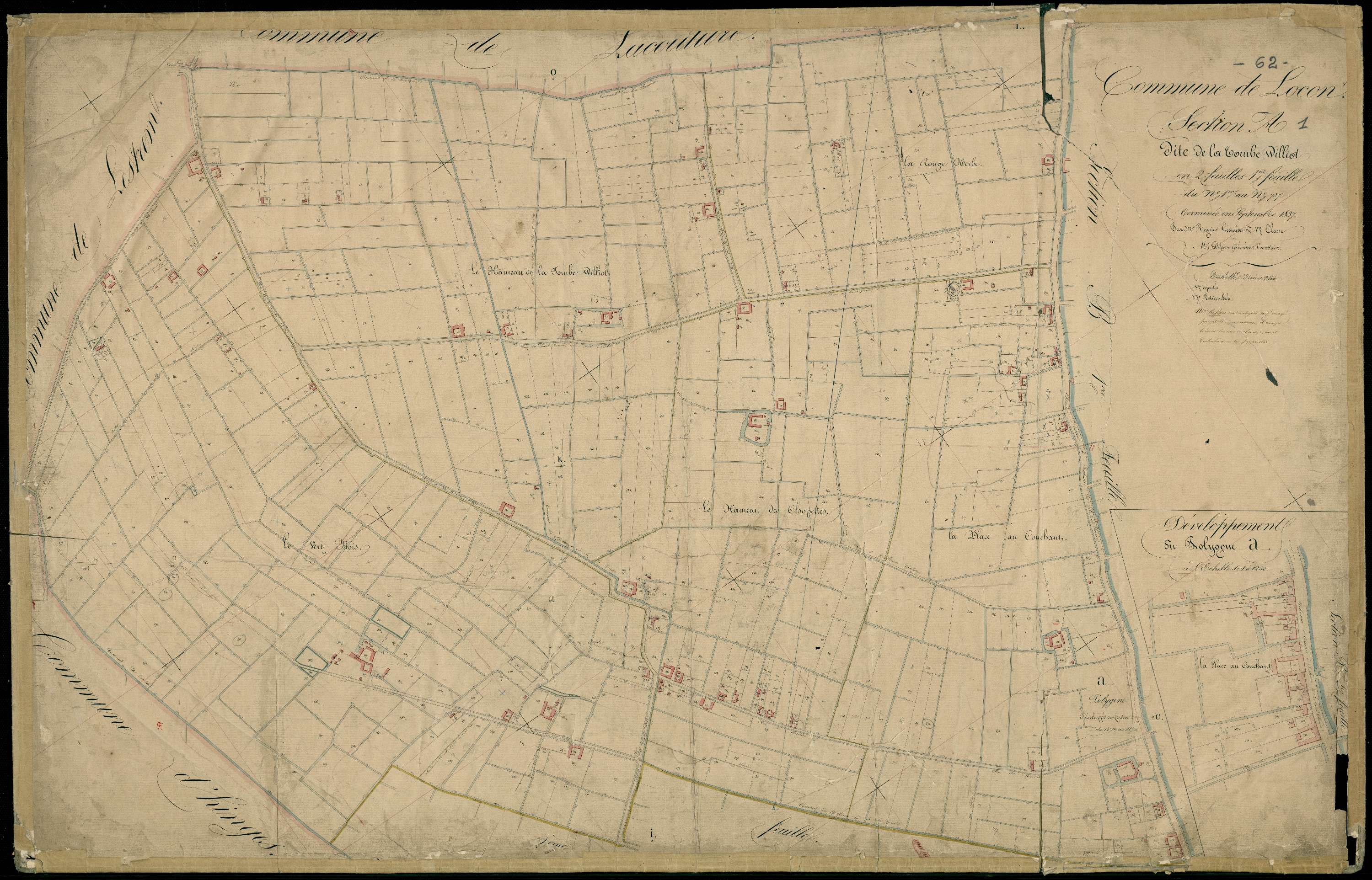 Locon - Section A, 1re feuille
