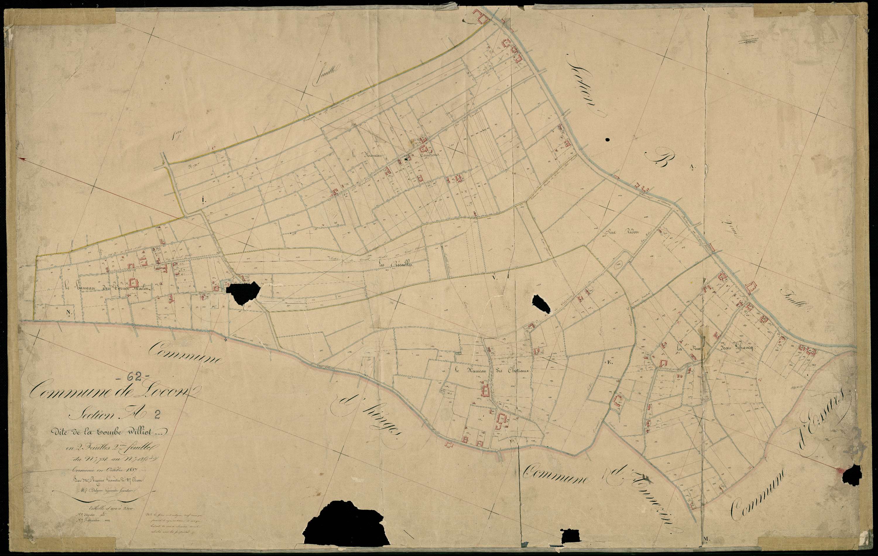Locon - Section A, 2e feuille