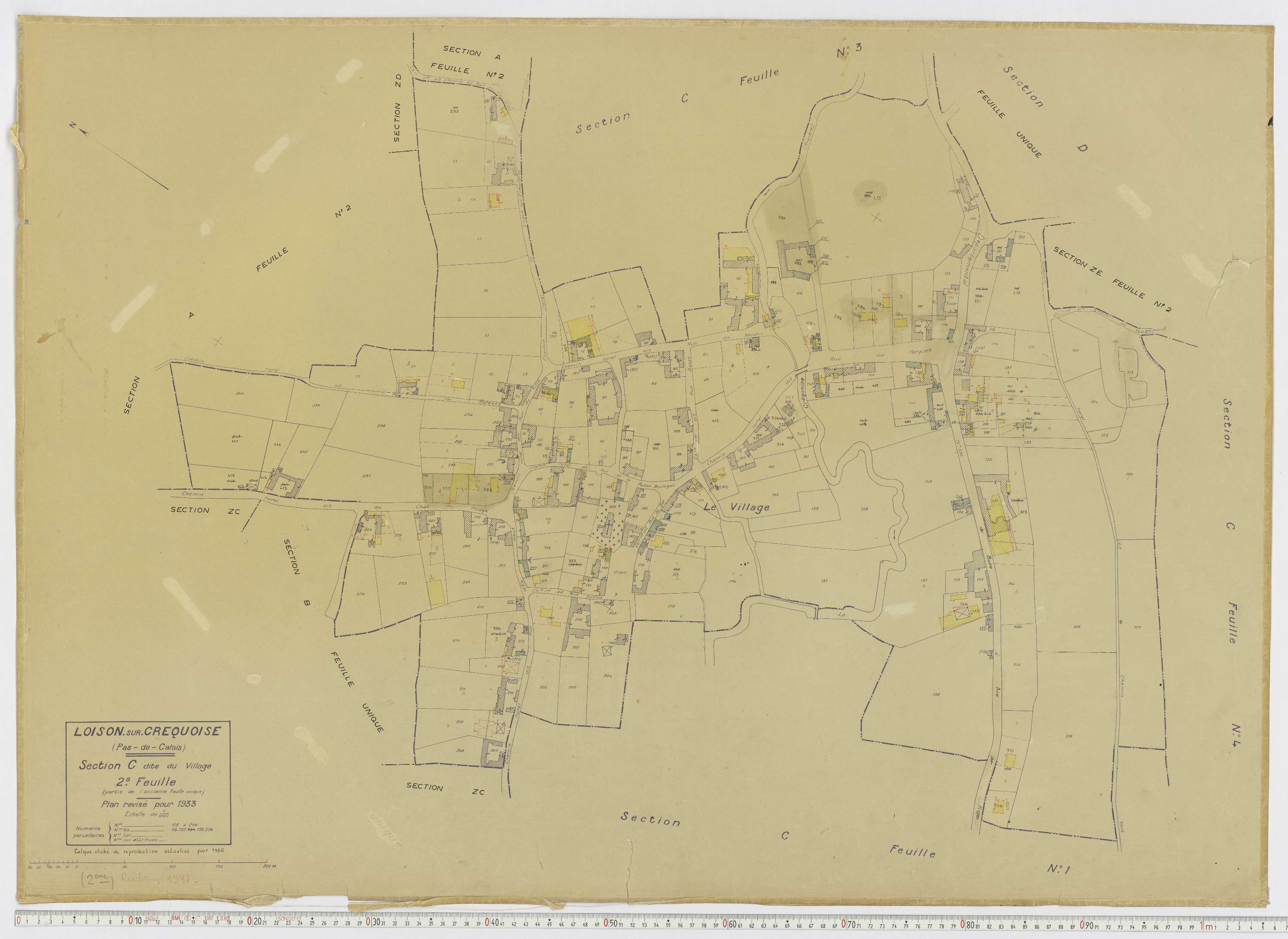 Loison-sur-Créquoise - Section C, feuille 2.