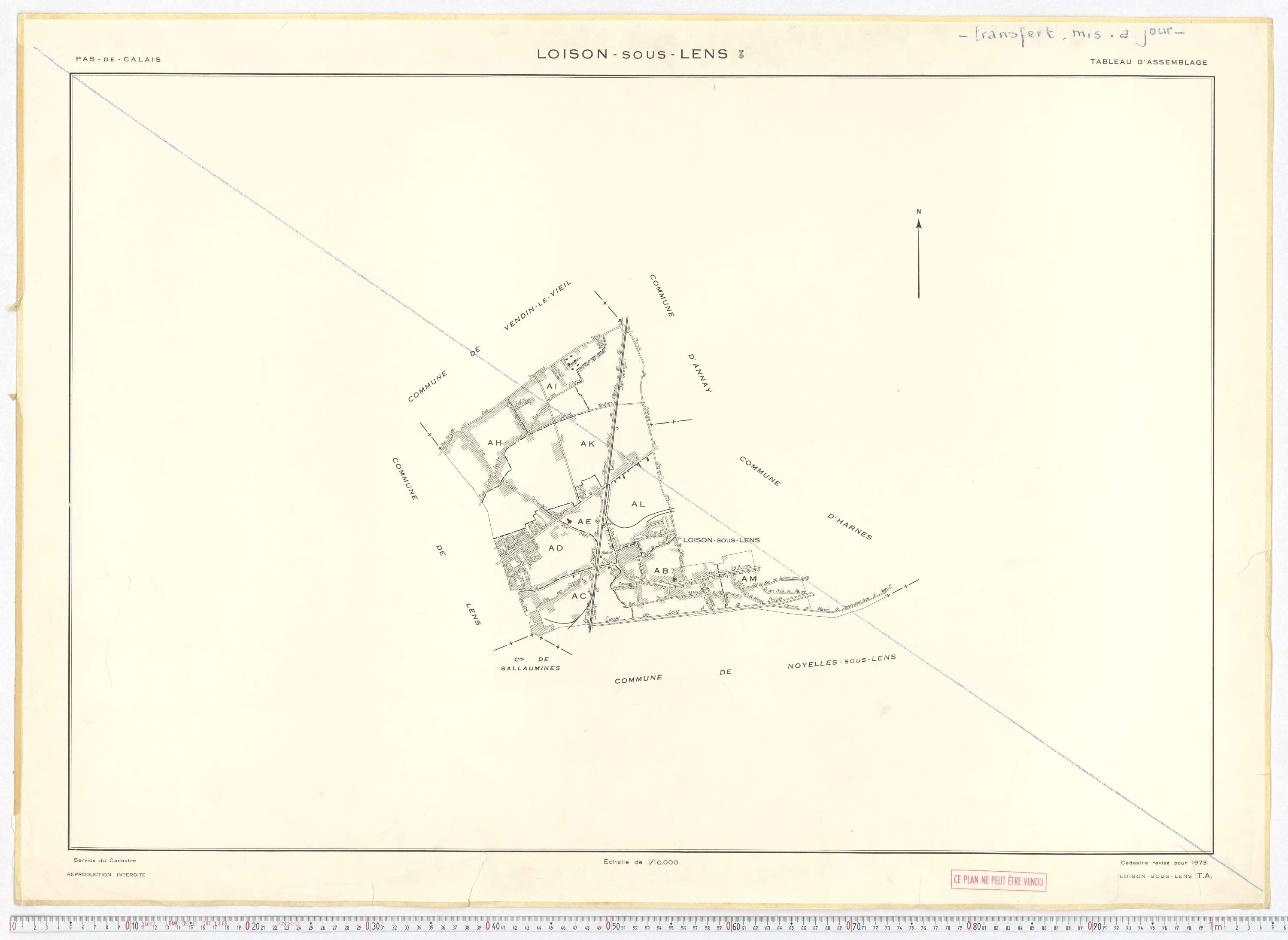 Loison-sous-Lens - Tableau d'assemblage.