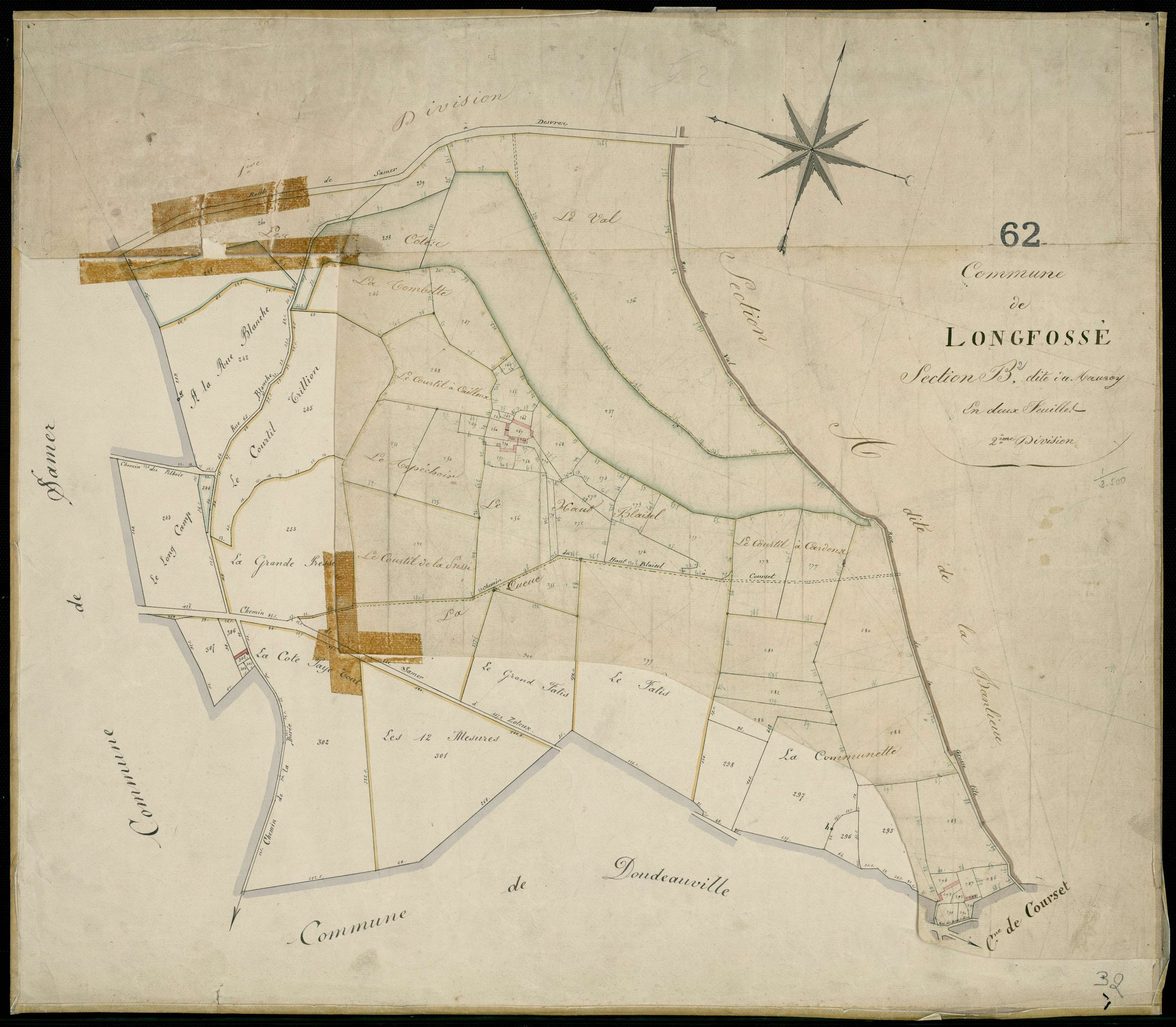 Longfossé - Section B, 2e feuille
