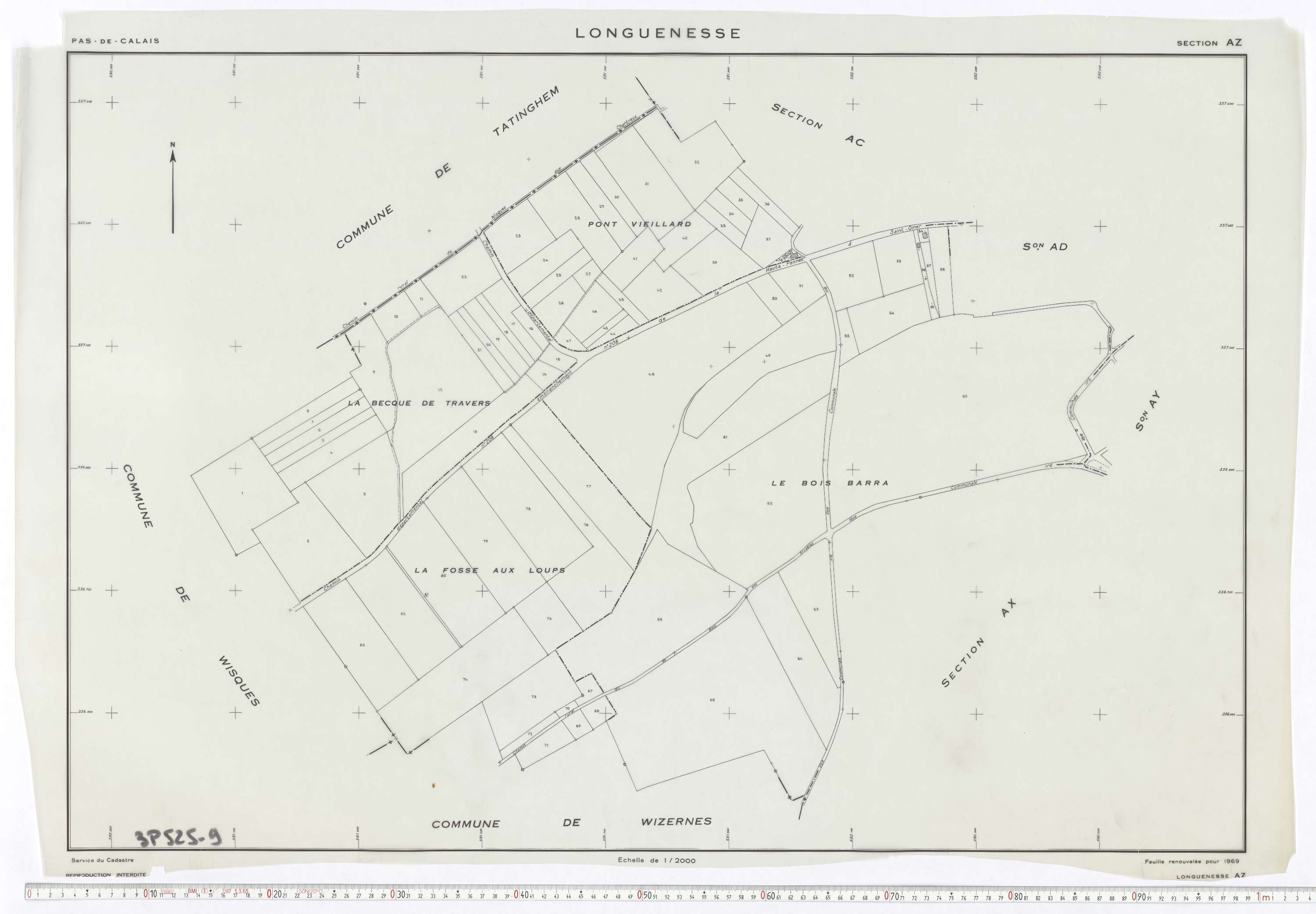 Longuenesse - Section AZ.