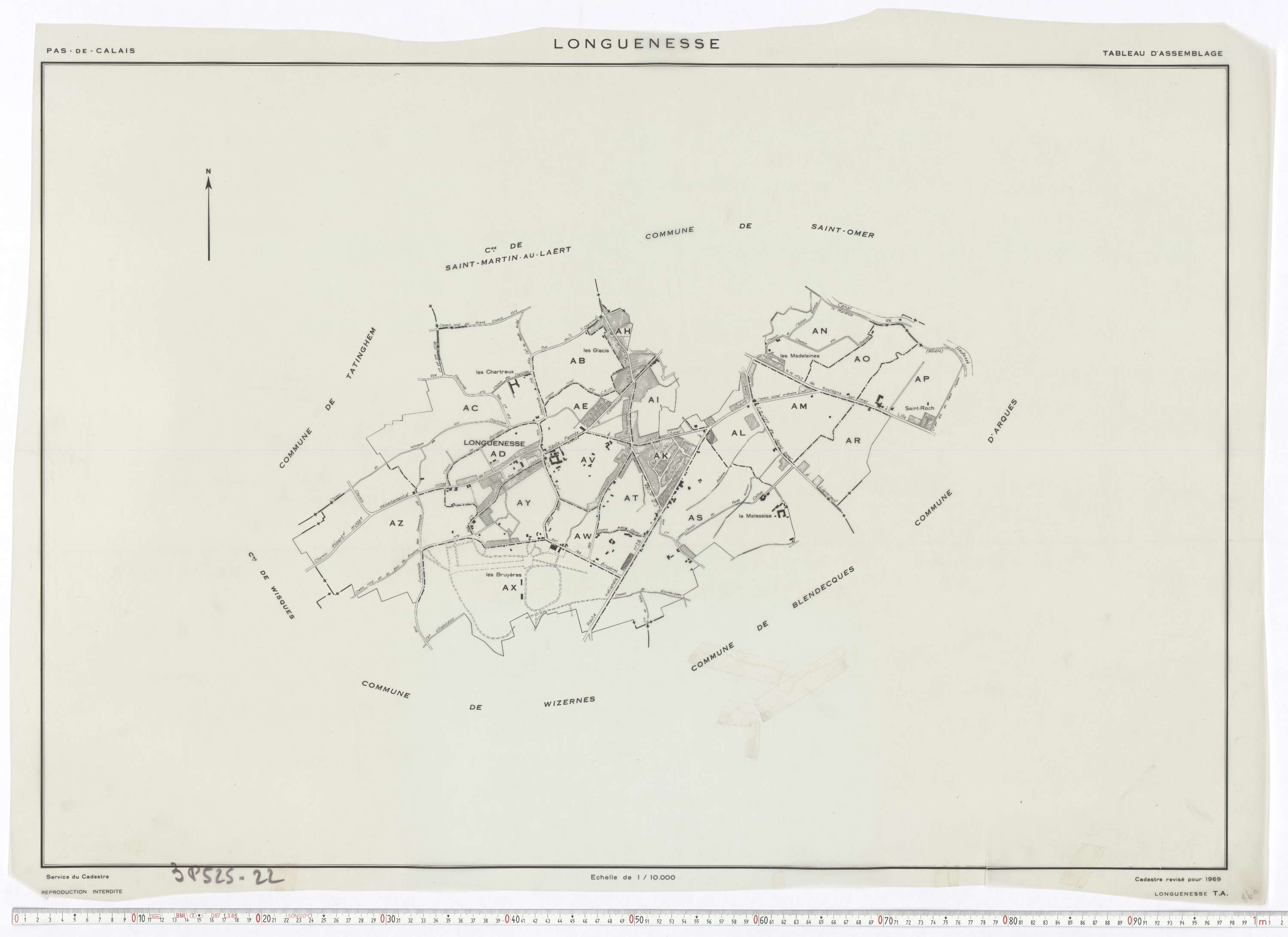 Longuenesse - Tableau d'assemblage.