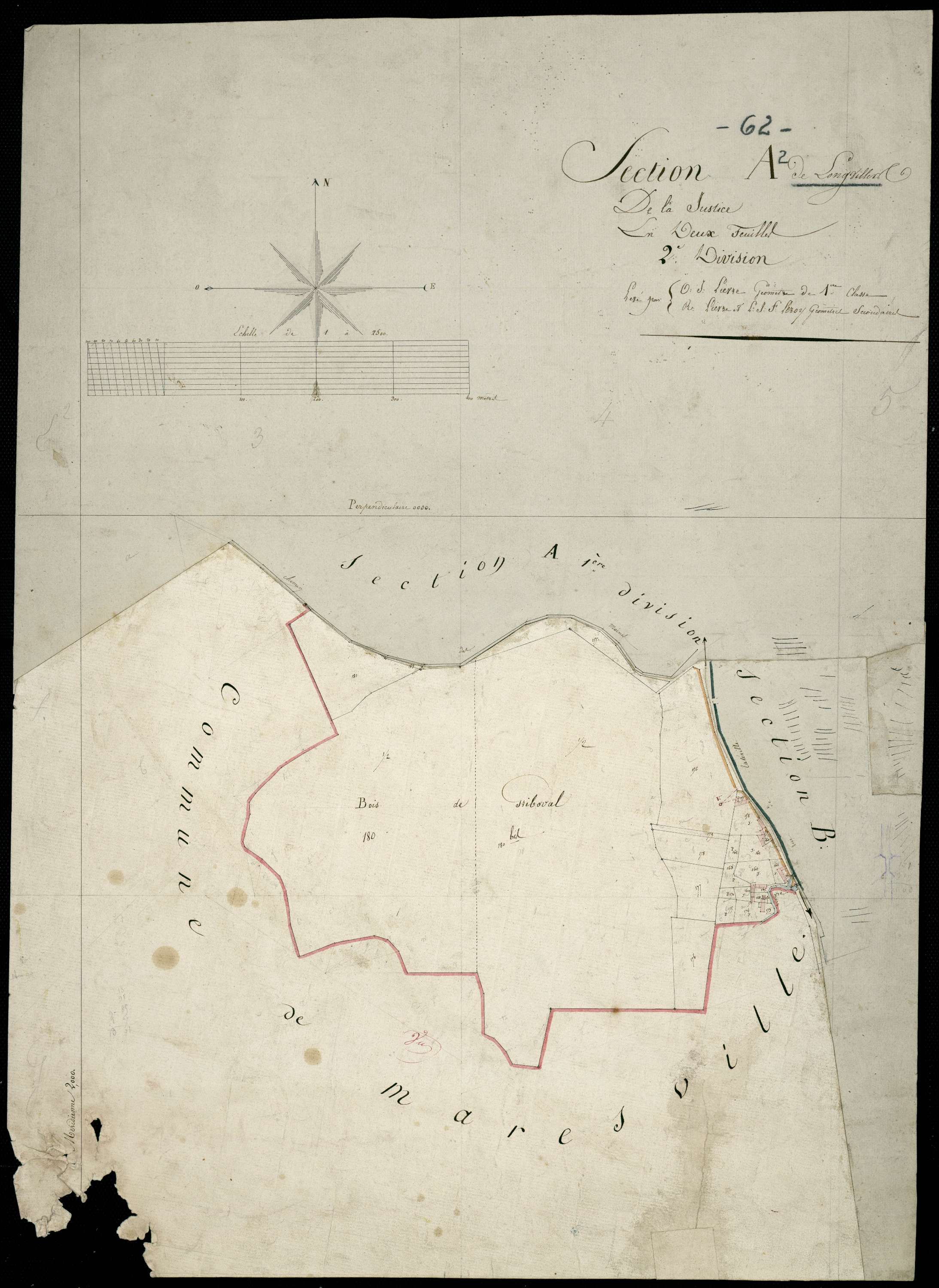 Longvilliers - Section A, 2e feuille