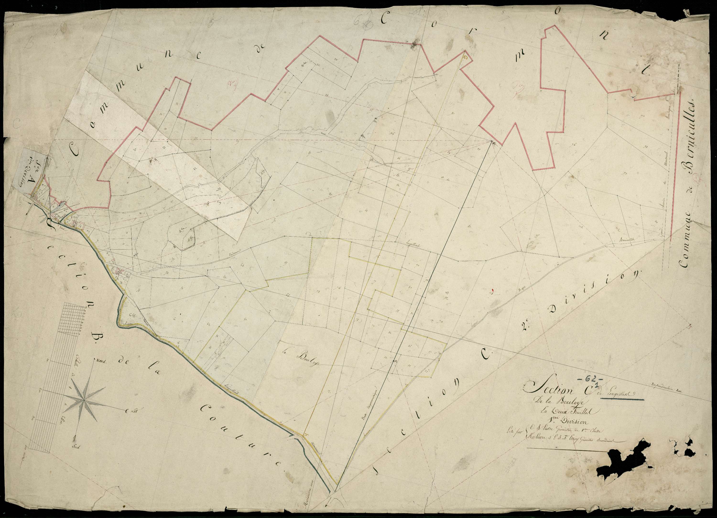 Longvilliers - Section C, 1re feuille