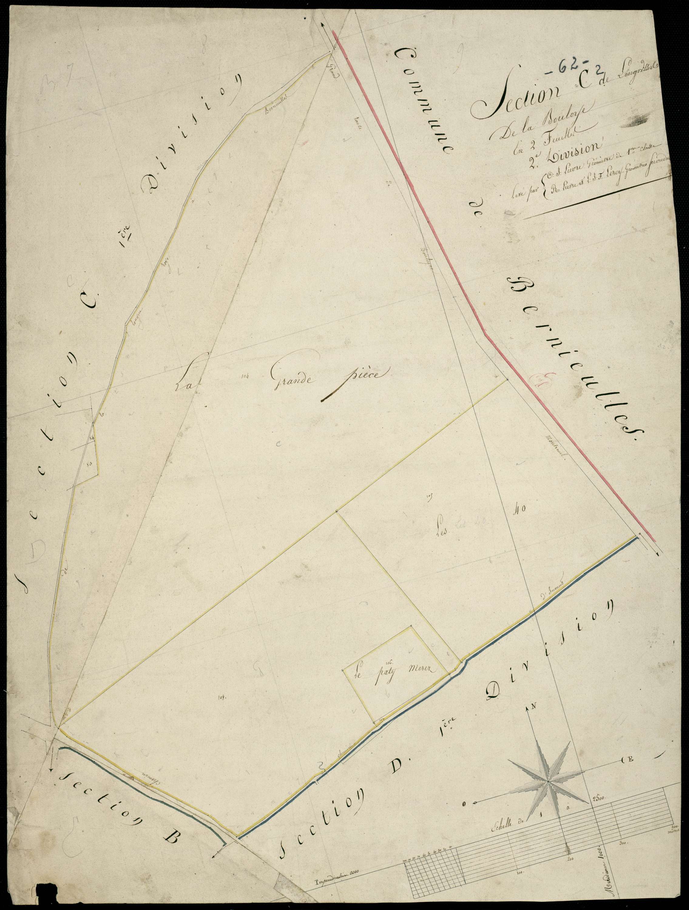 Longvilliers - Section C, 2e feuille