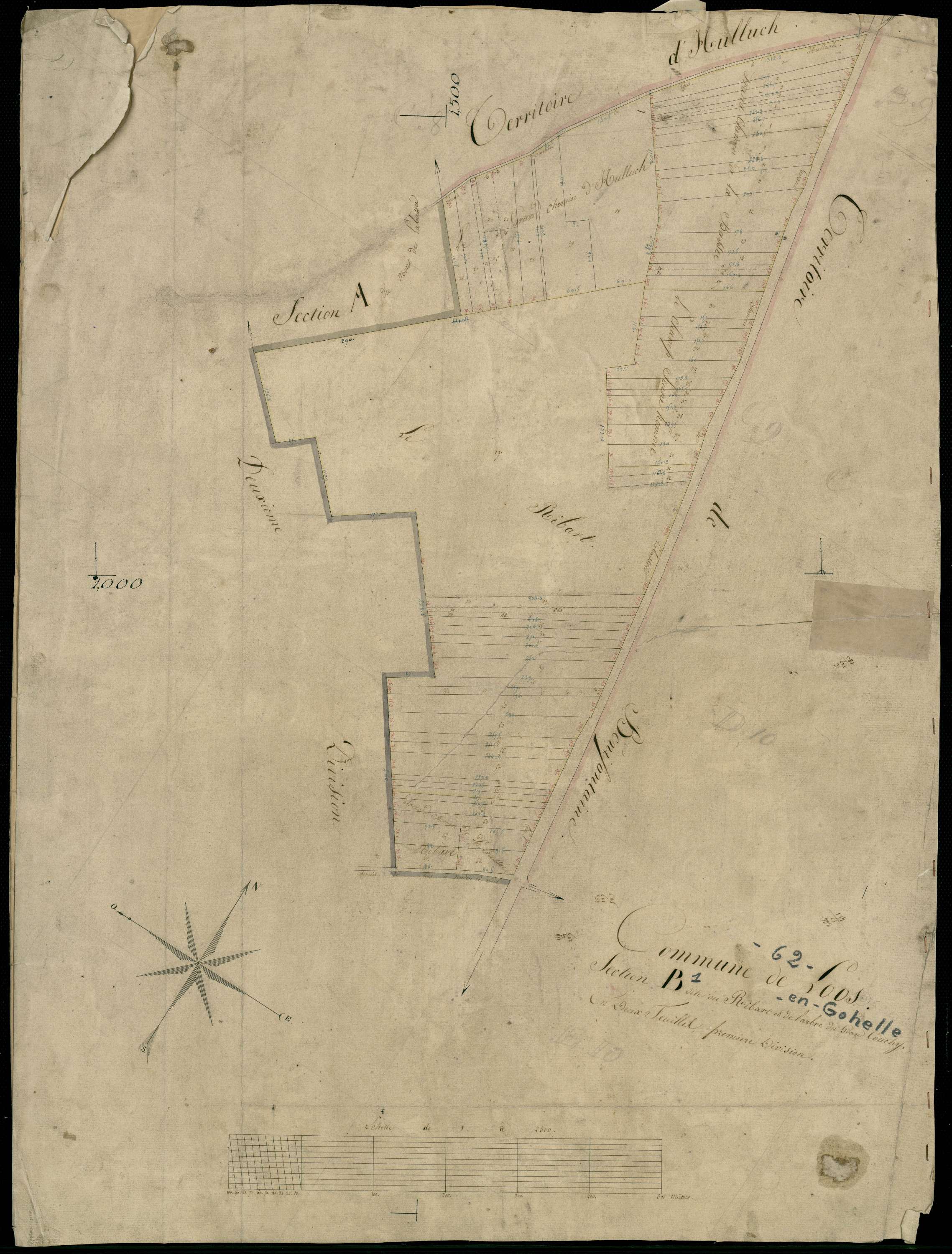Loos-en-Gohelle - Section B, 1re feuille