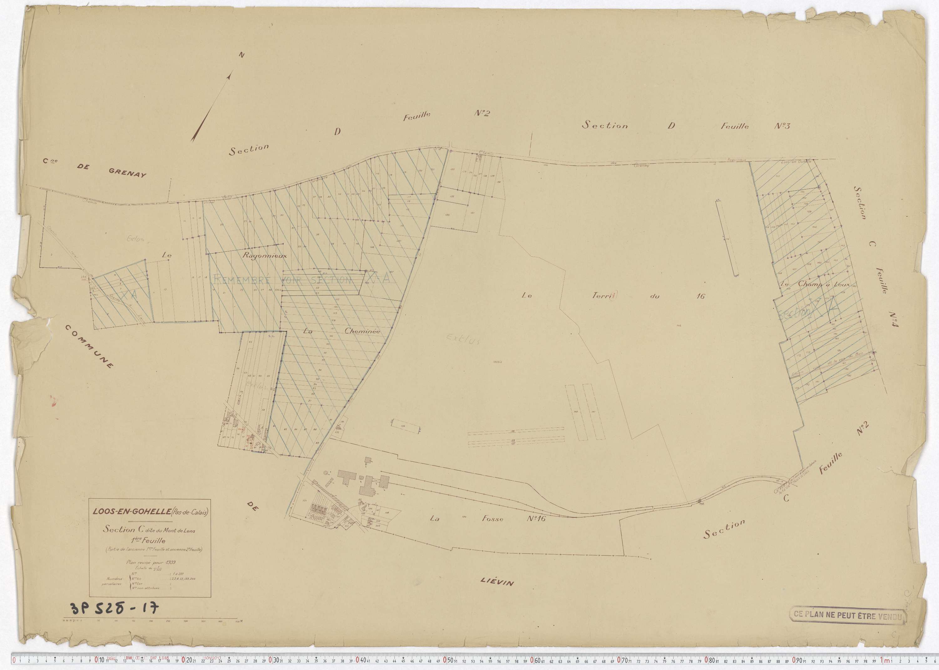 Loos-en-Gohelle - Section C, feuille 1.
