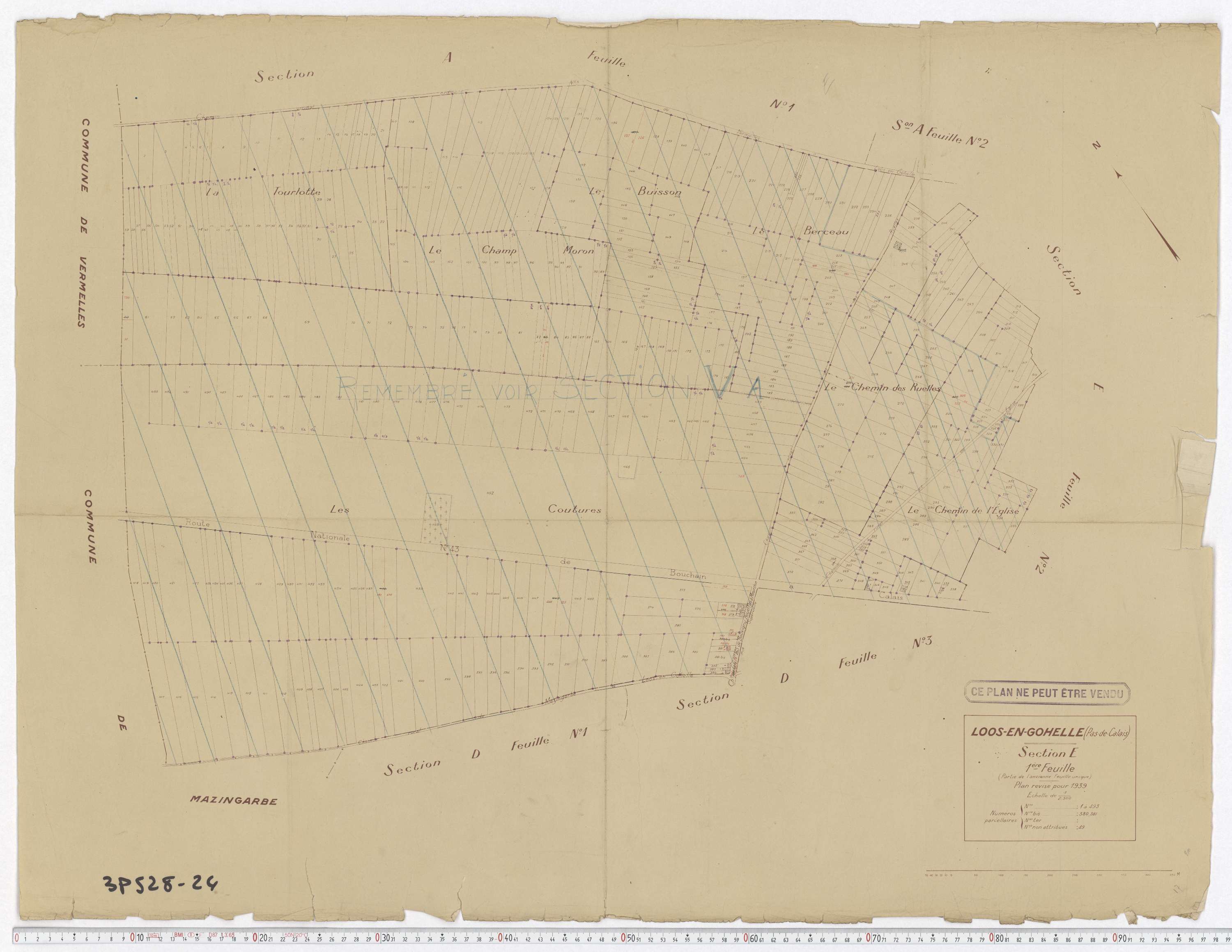 Loos-en-Gohelle - Section E, feuille 1.