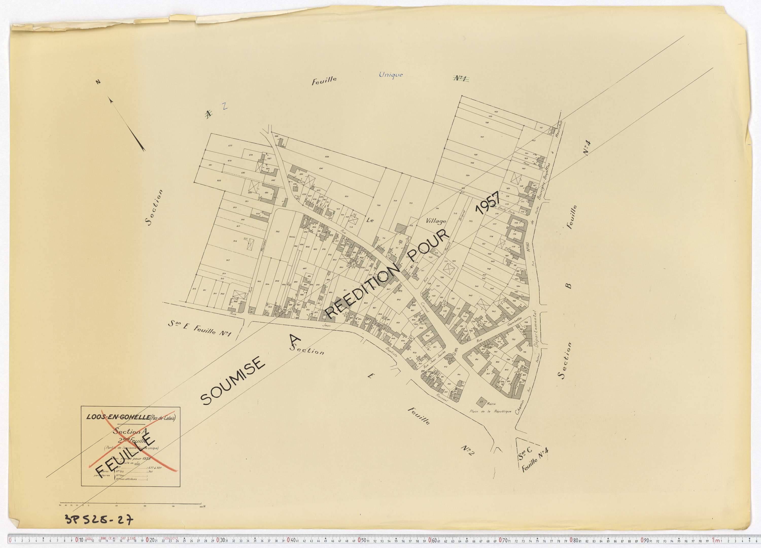 Loos-en-Gohelle - Section A, feuille 2.