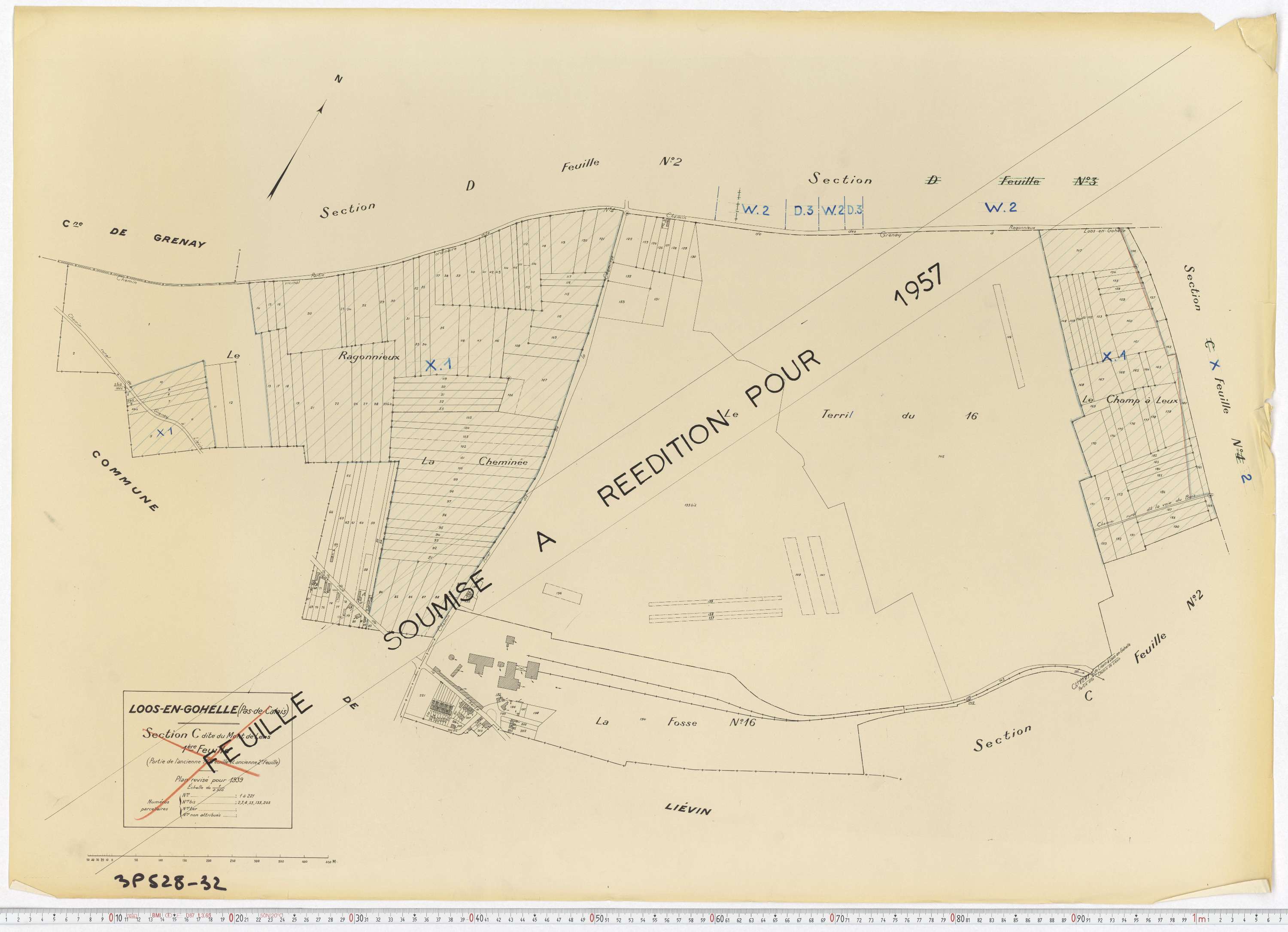 Loos-en-Gohelle - Section C, feuille 1.