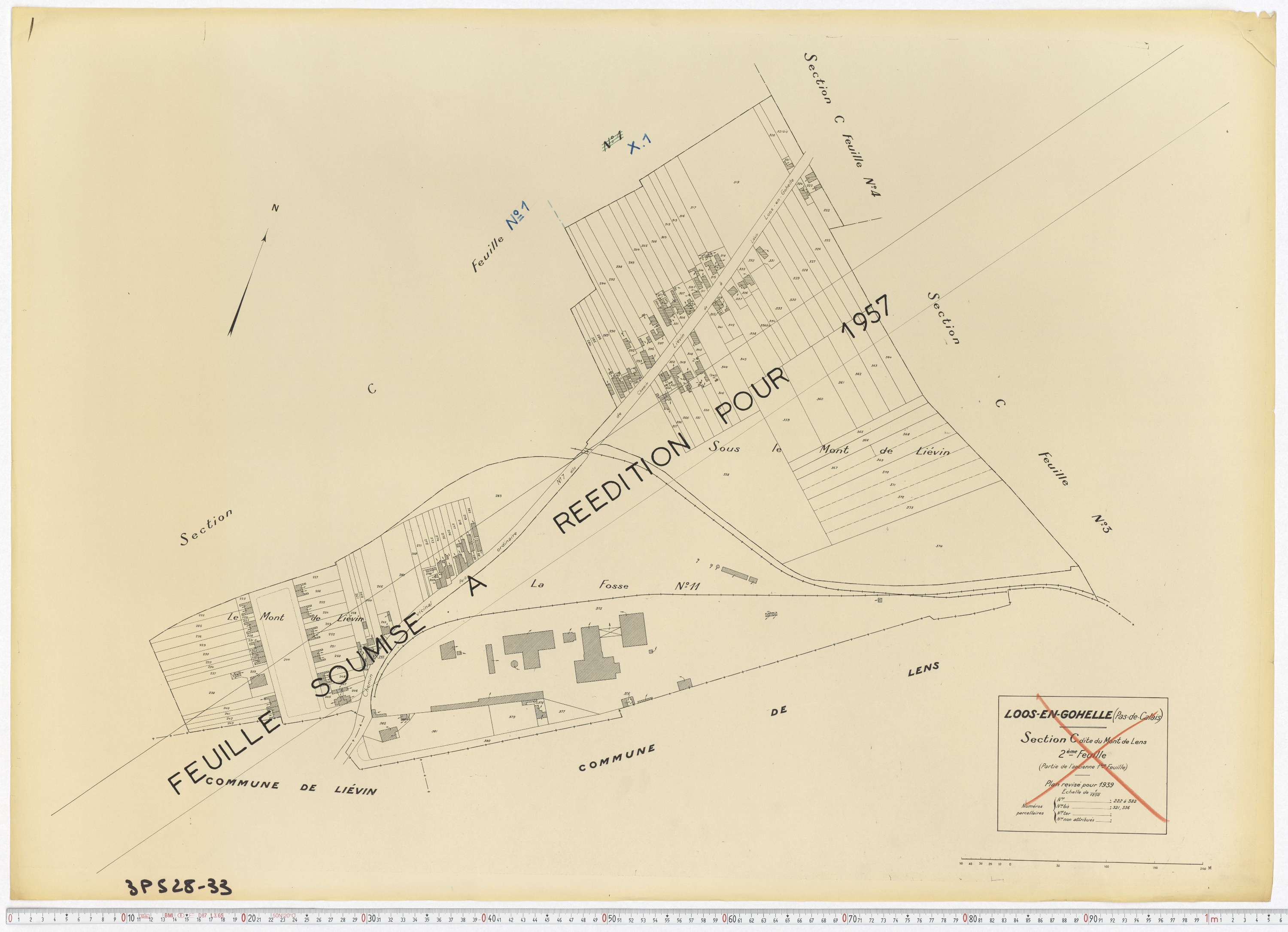 Loos-en-Gohelle - Section C, feuille 2.