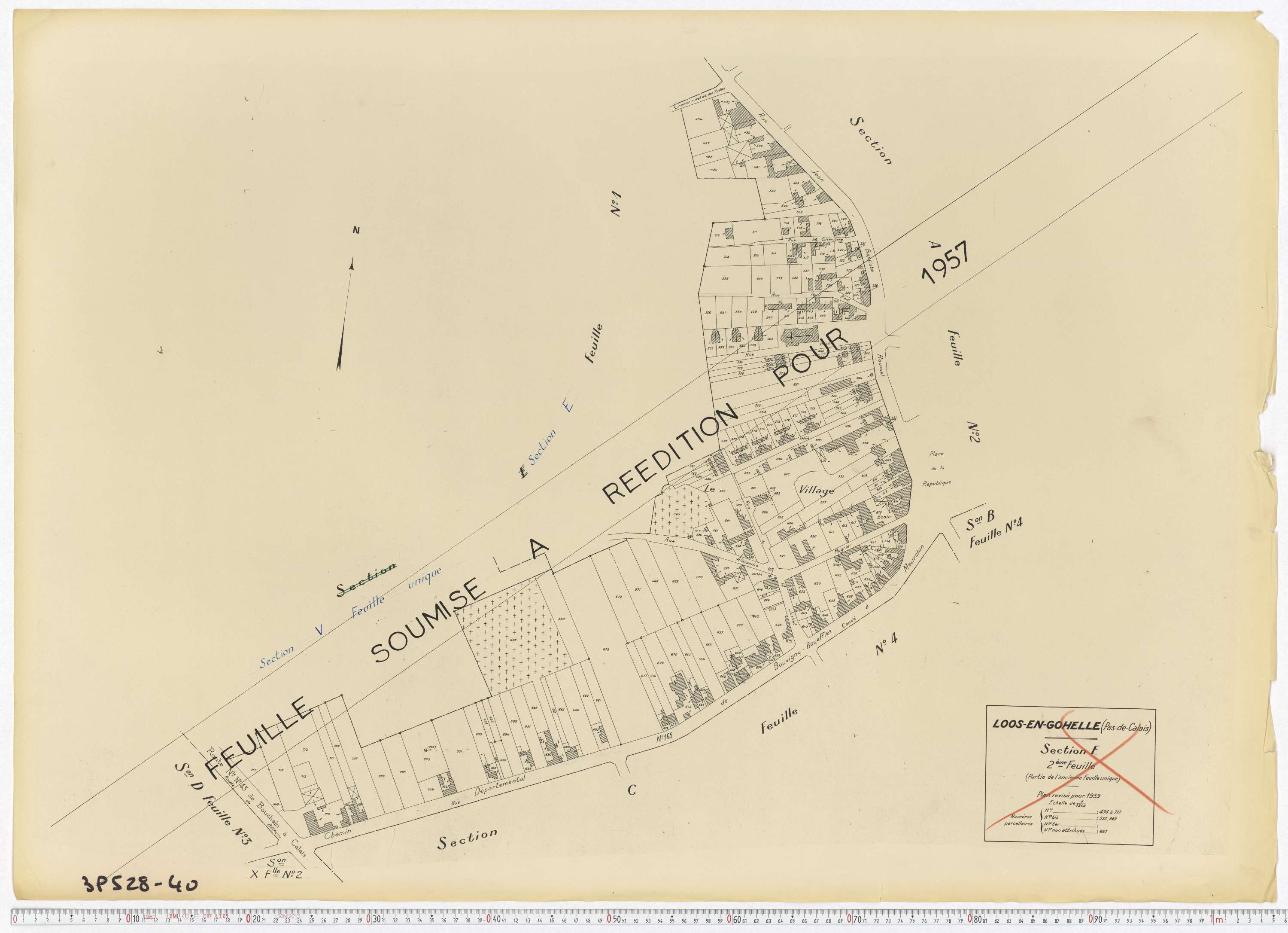 Loos-en-Gohelle - Section E, feuille 2.