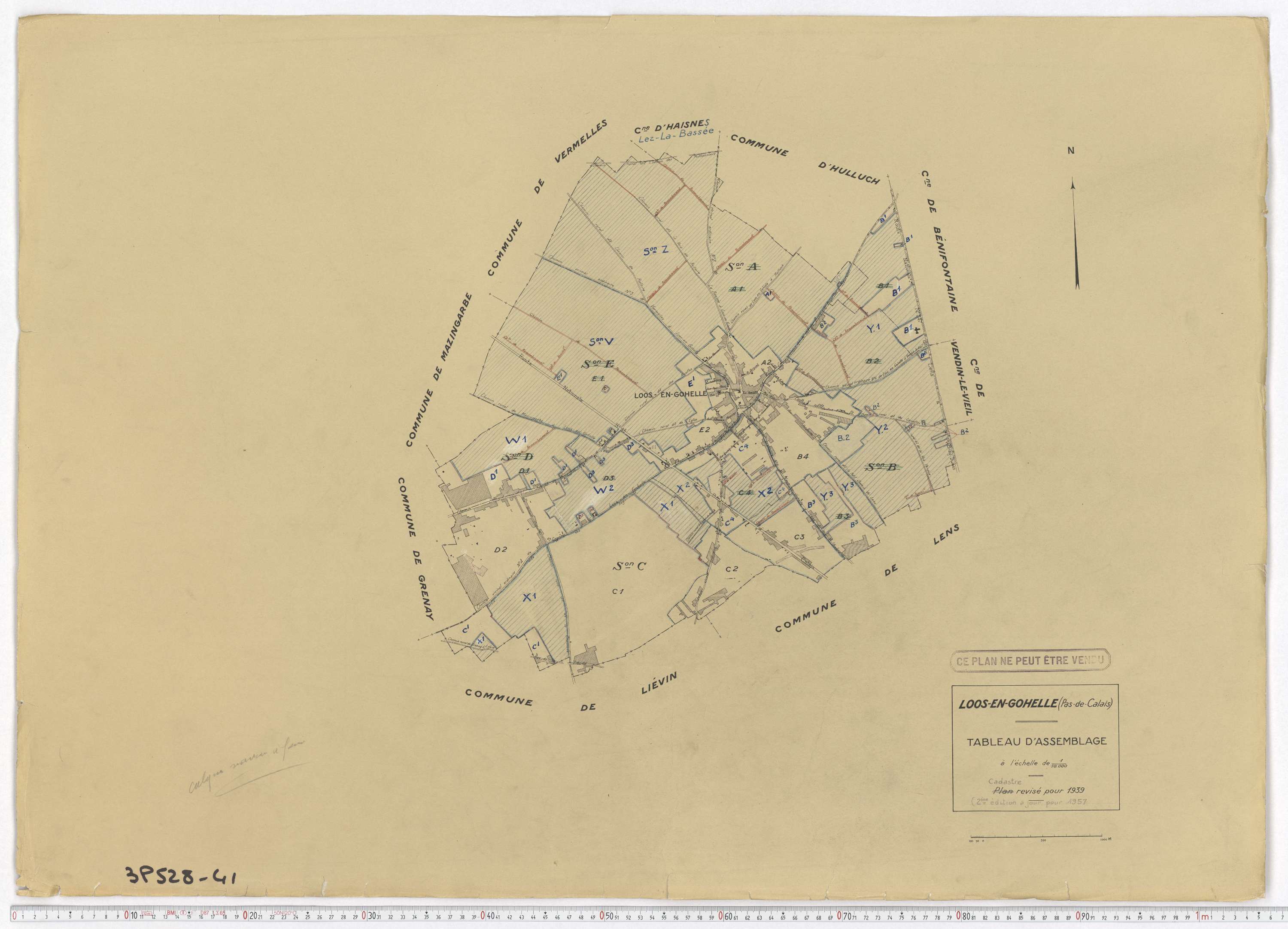 Loos-en-Gohelle - Tableau d'assemblage.