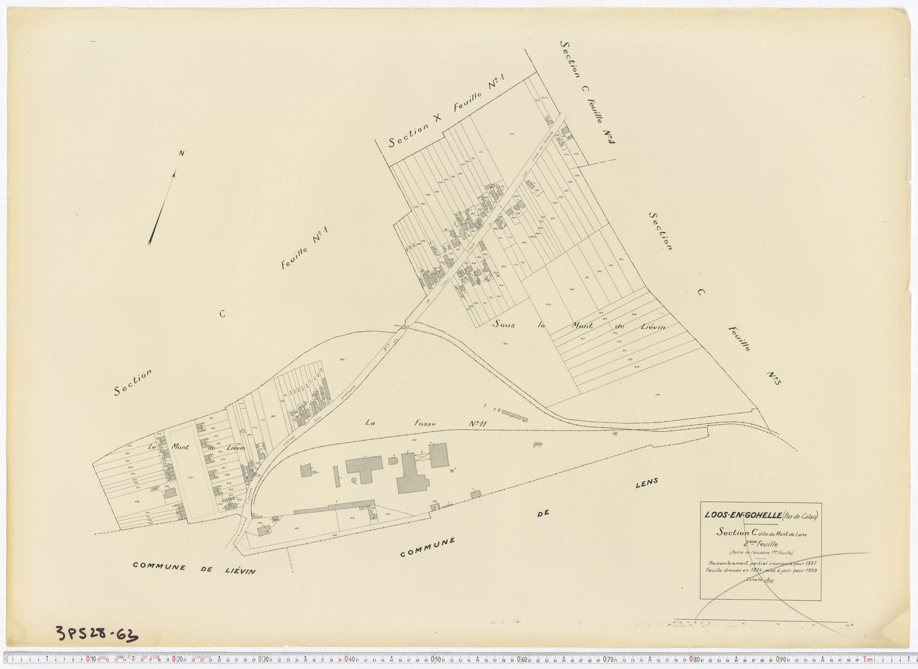 Loos-en-Gohelle - Section C, feuille 2.