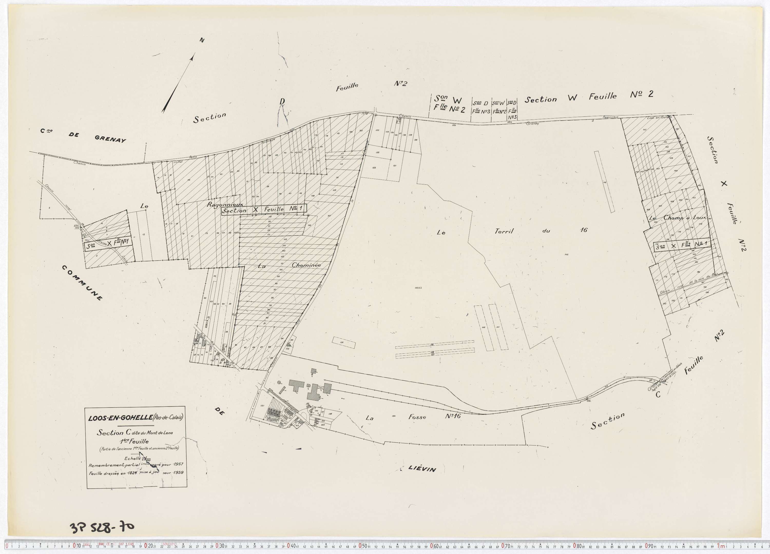 Loos-en-Gohelle - Section C, feuille 1.