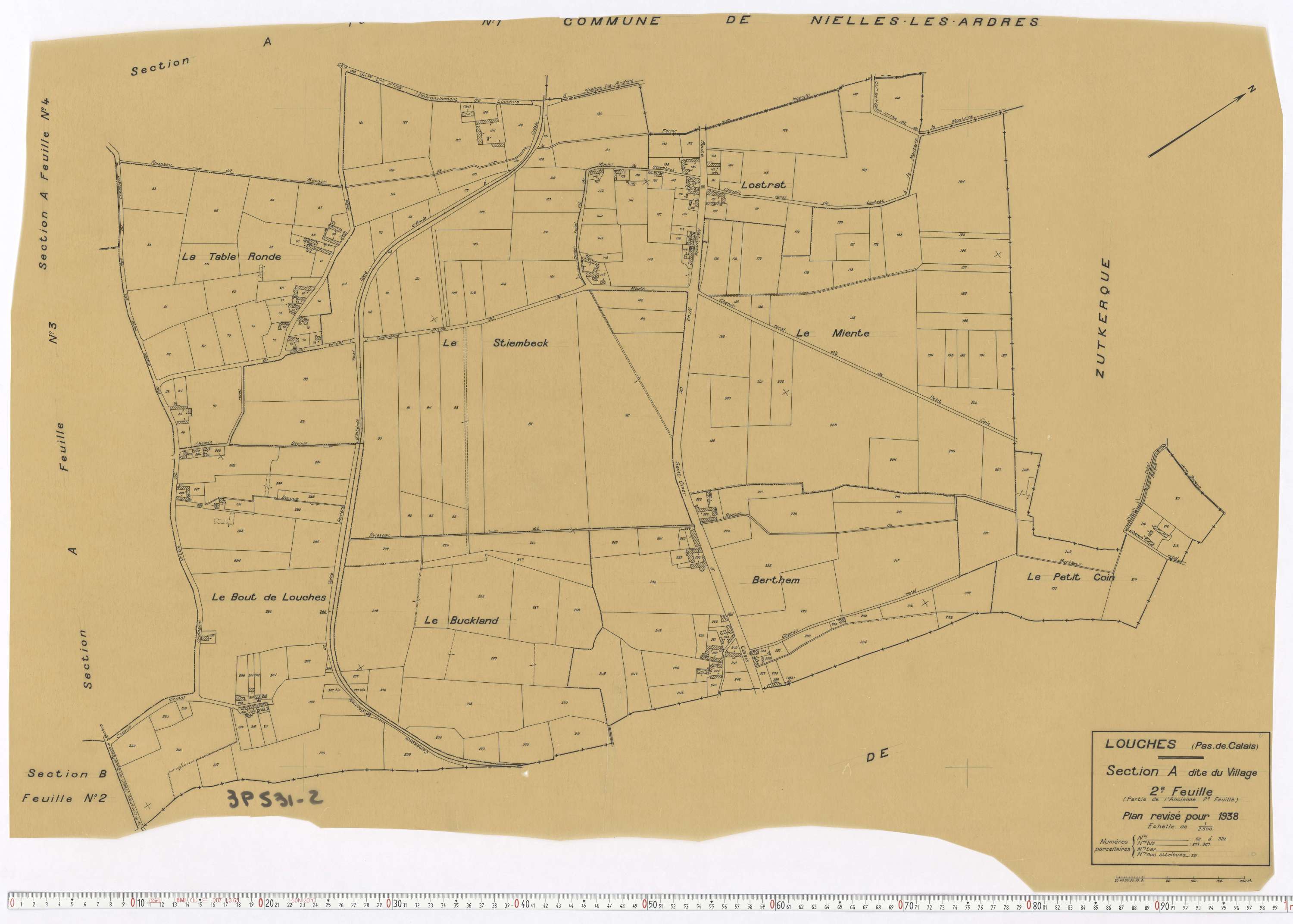 Louches - Section A, feuille 2.