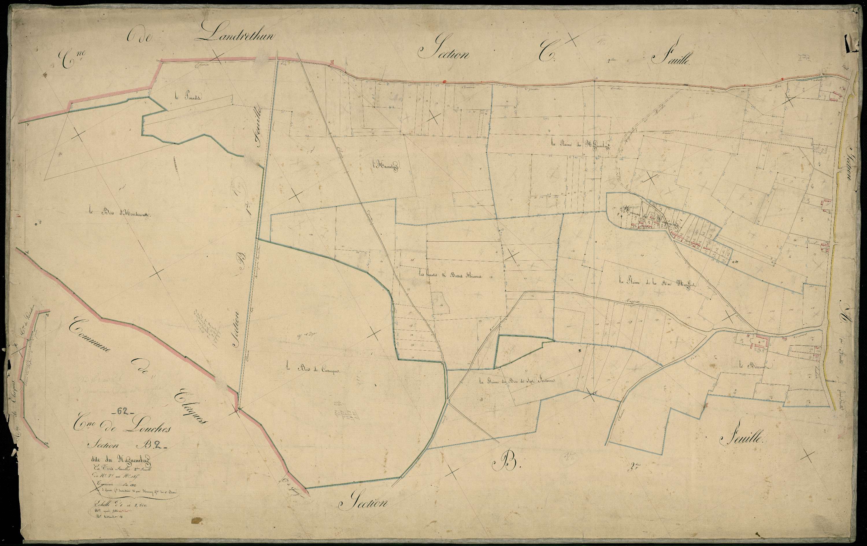 Louches - Section B, 2e feuille