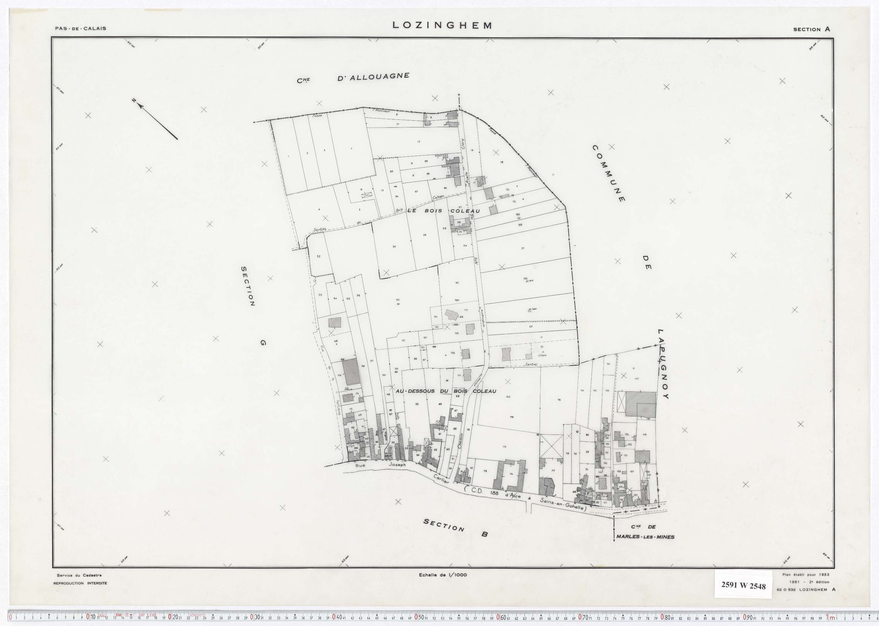 Lozinghem - Section A.