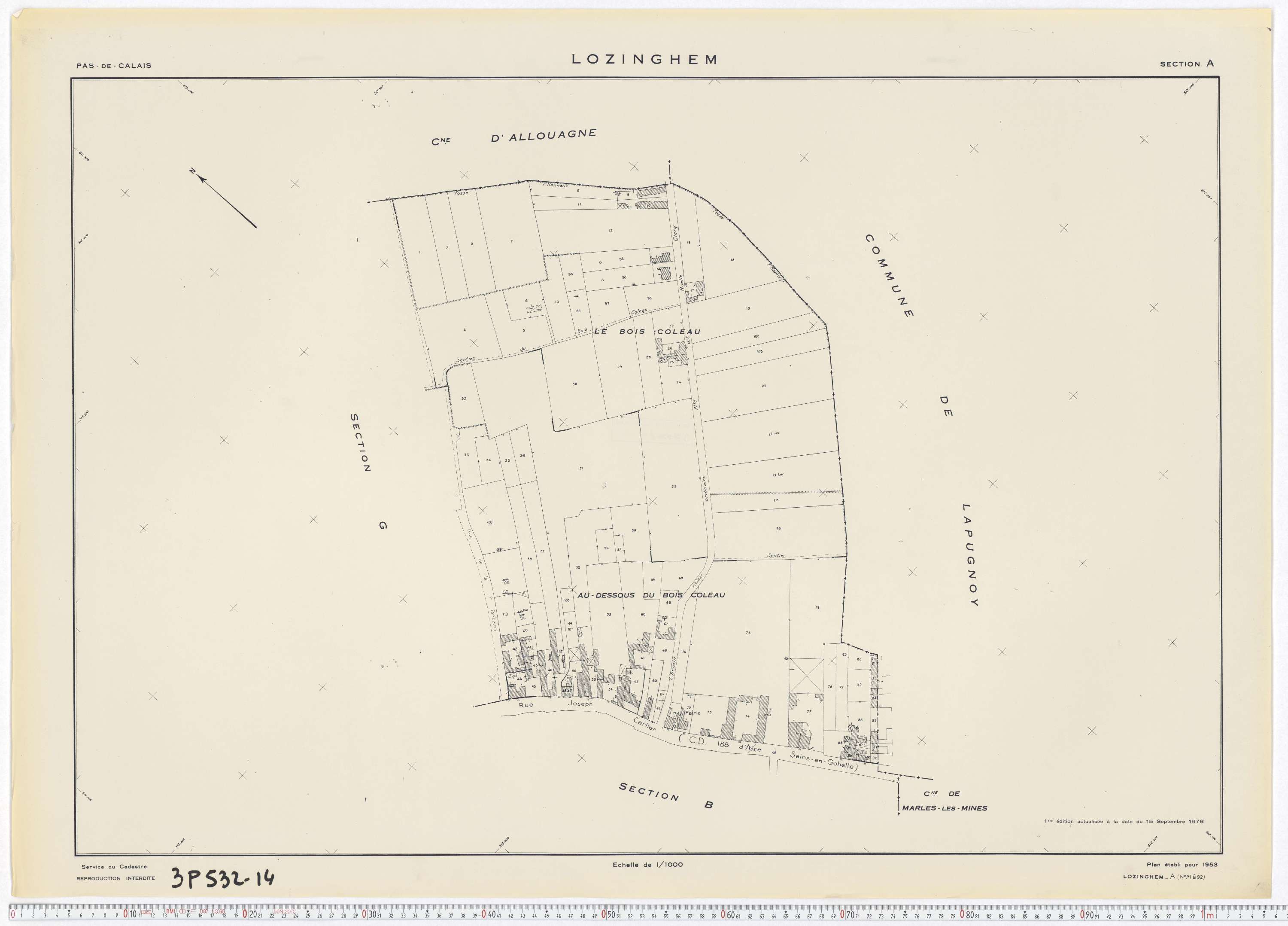 Lozinghem - Section A.