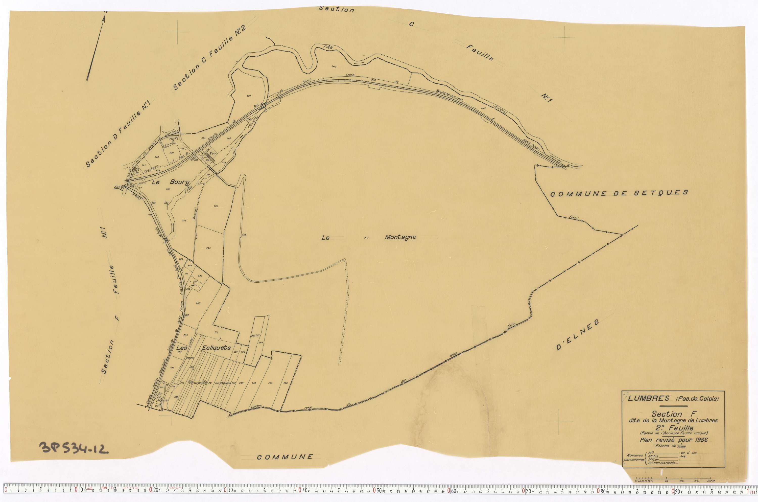 Lumbres - Section F, feuille 2.