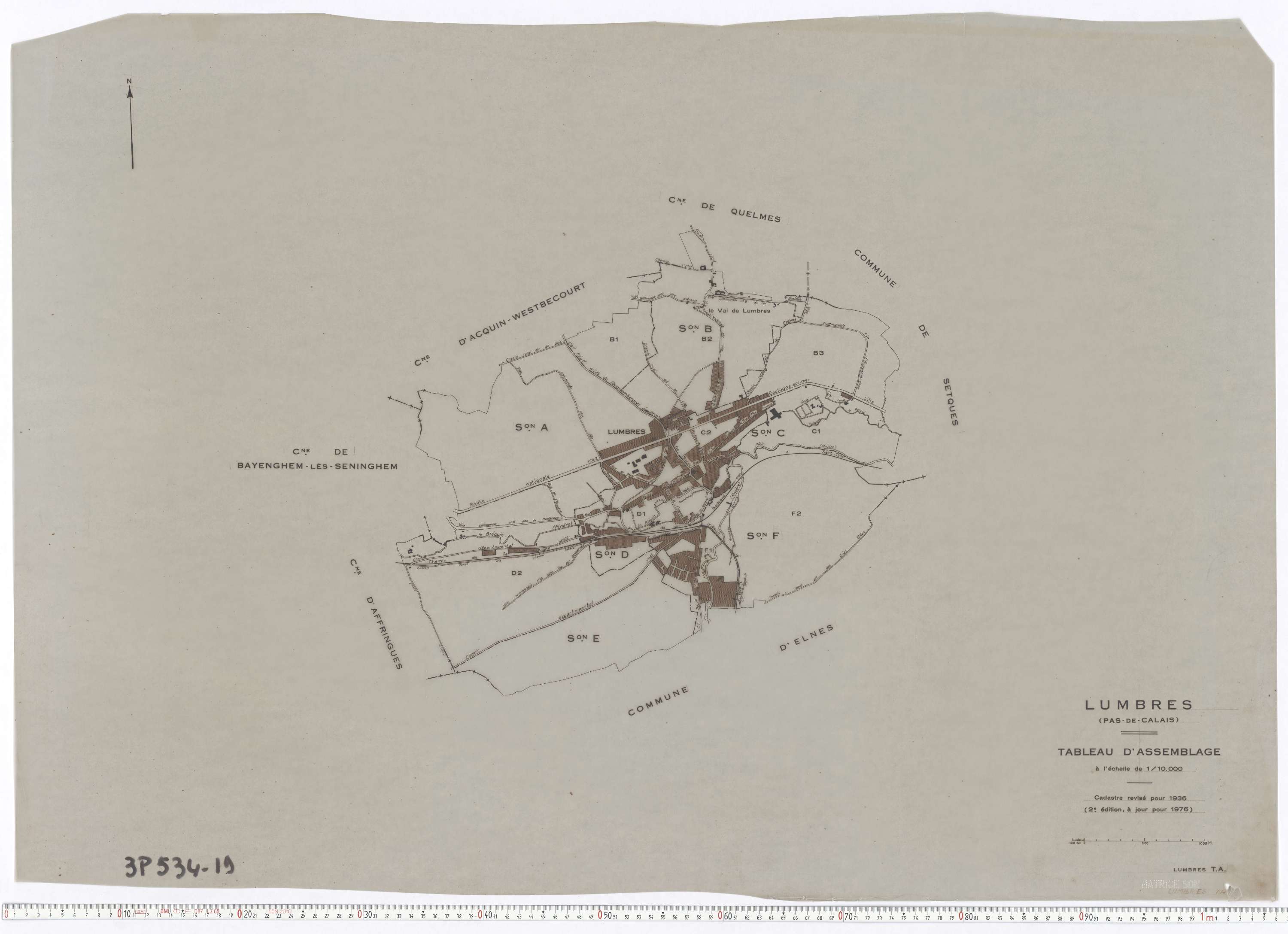 Lumbres - Tableau d'assemblage.
