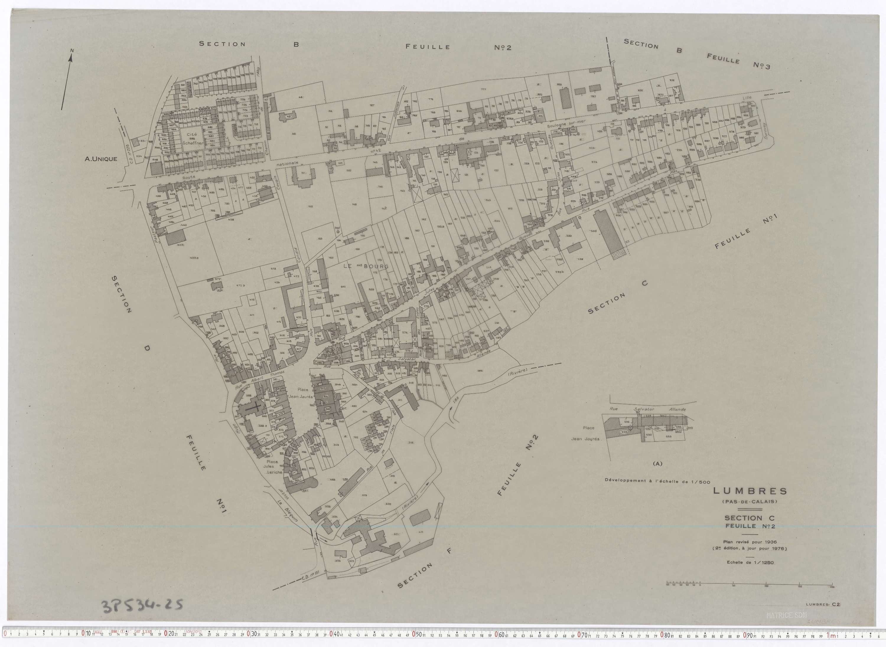 Lumbres - Section C, feuille 2.