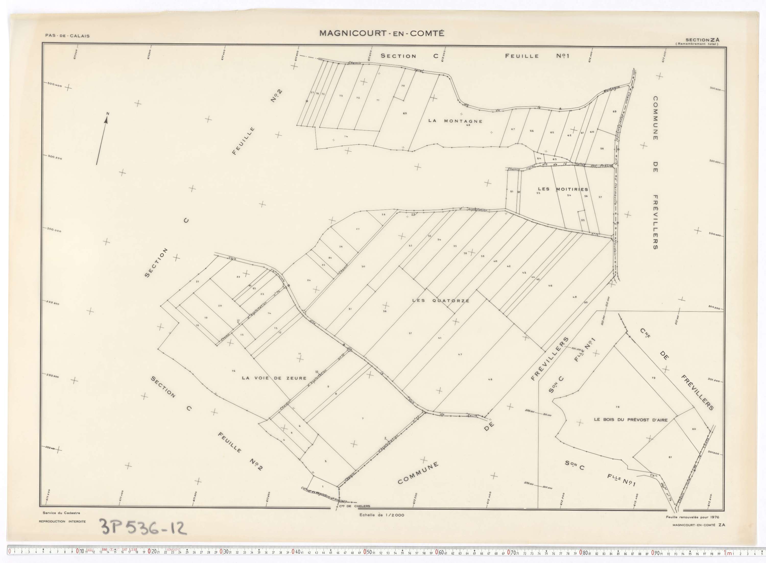 Magnicourt-en-Comte - Section ZA.