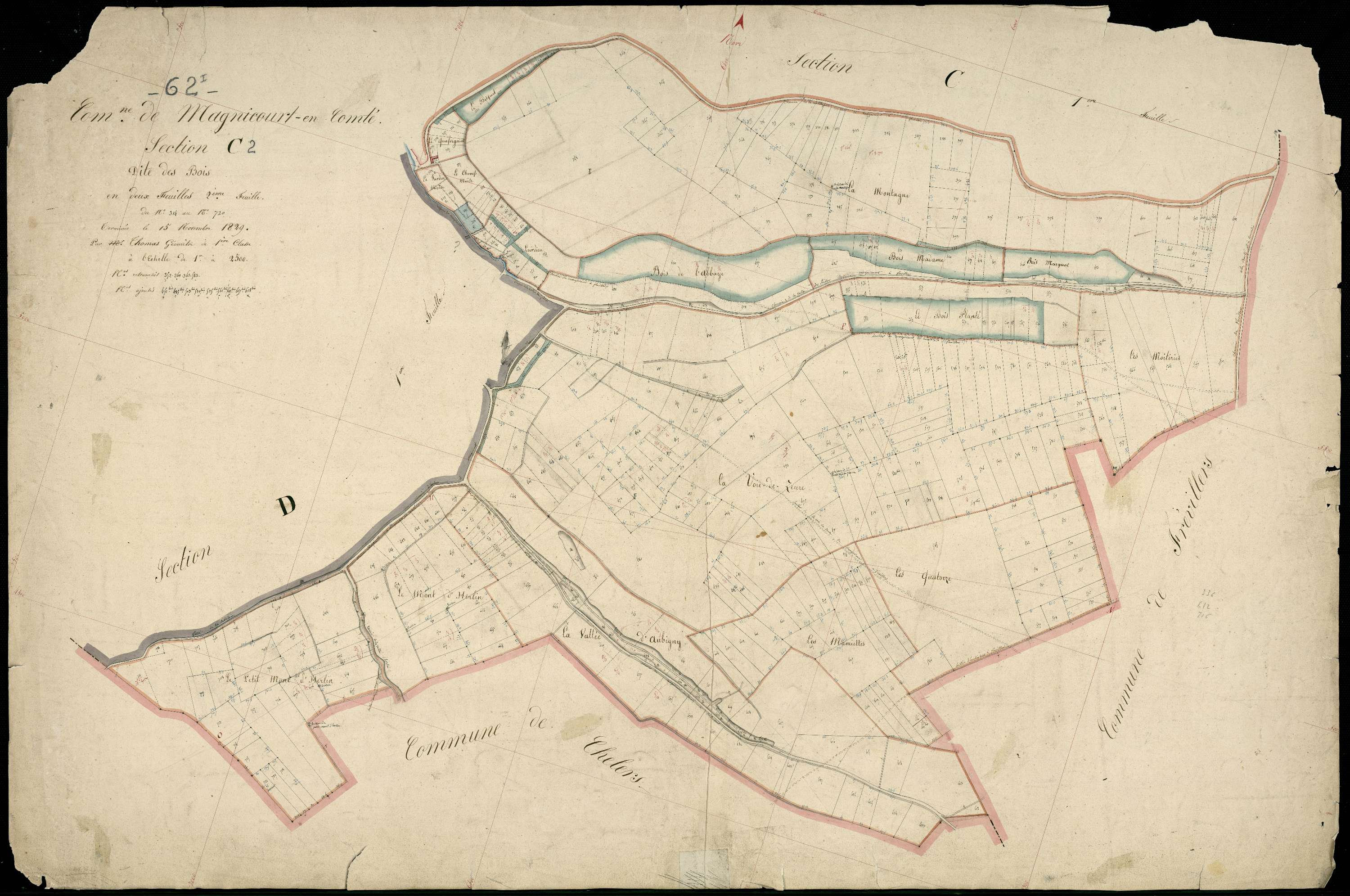 Magnicourt-en-Comte - Section C, 2e feuille