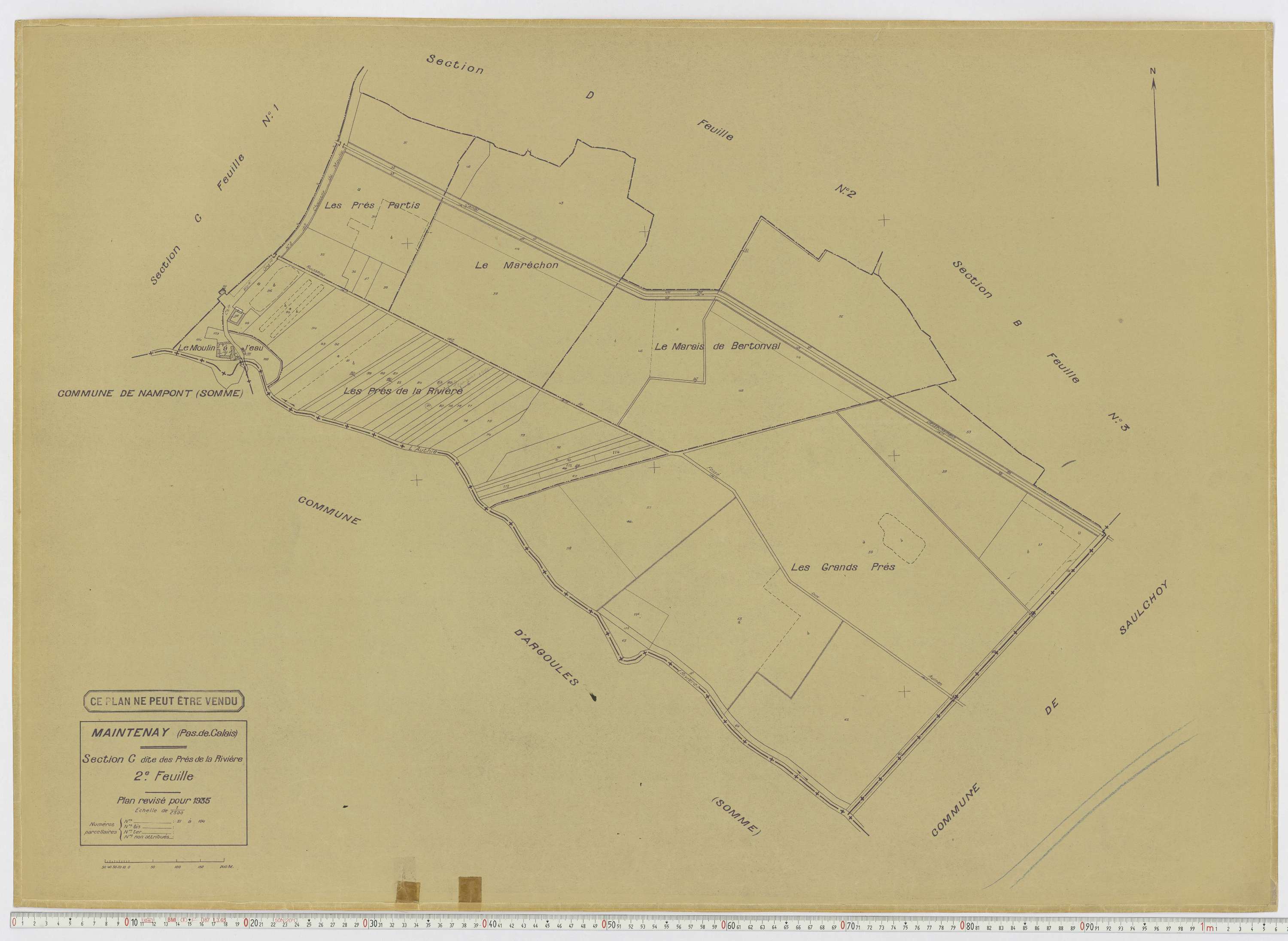 Maintenay - Section C, feuille 2.