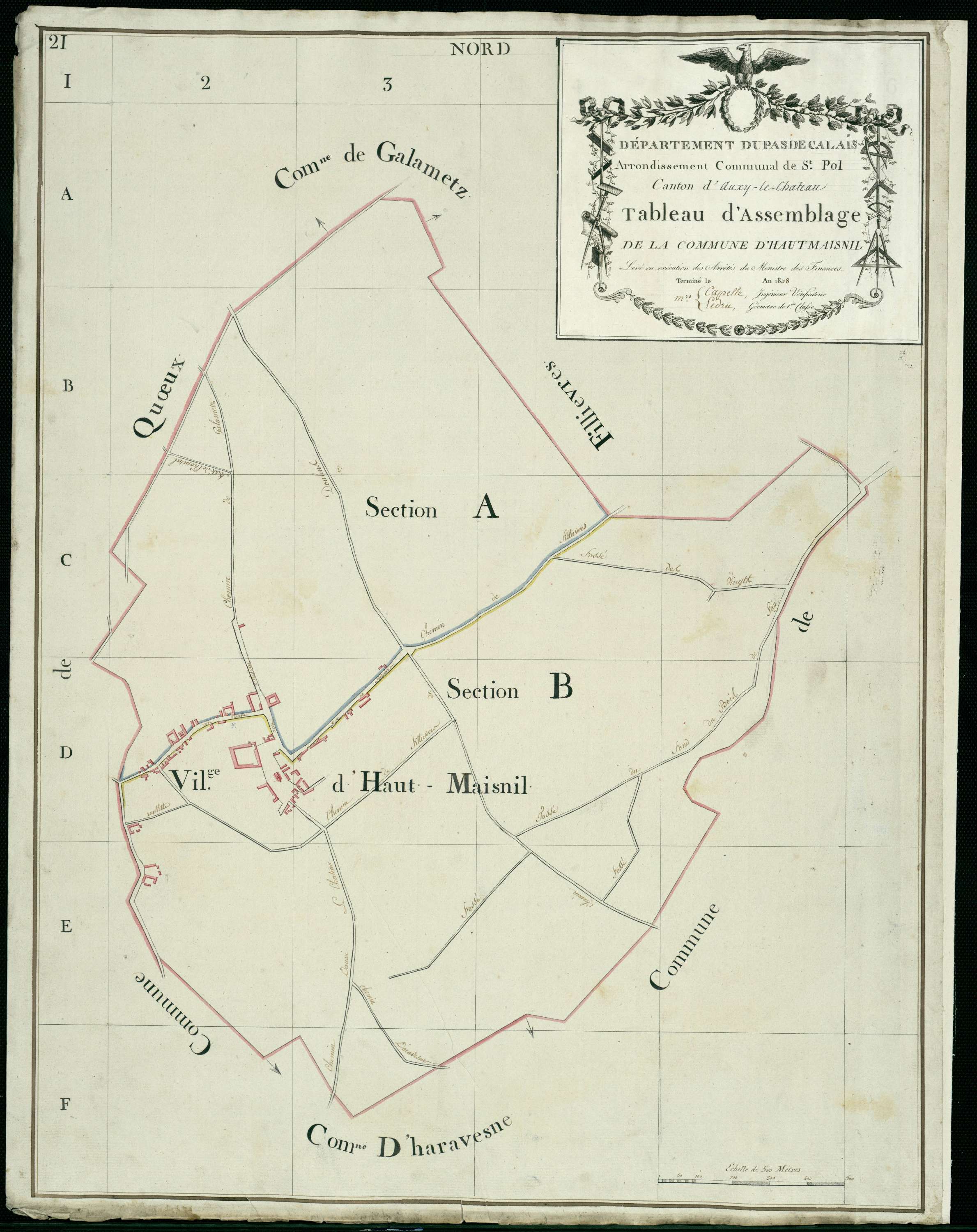 Maisnil - Tableau d'assemblage