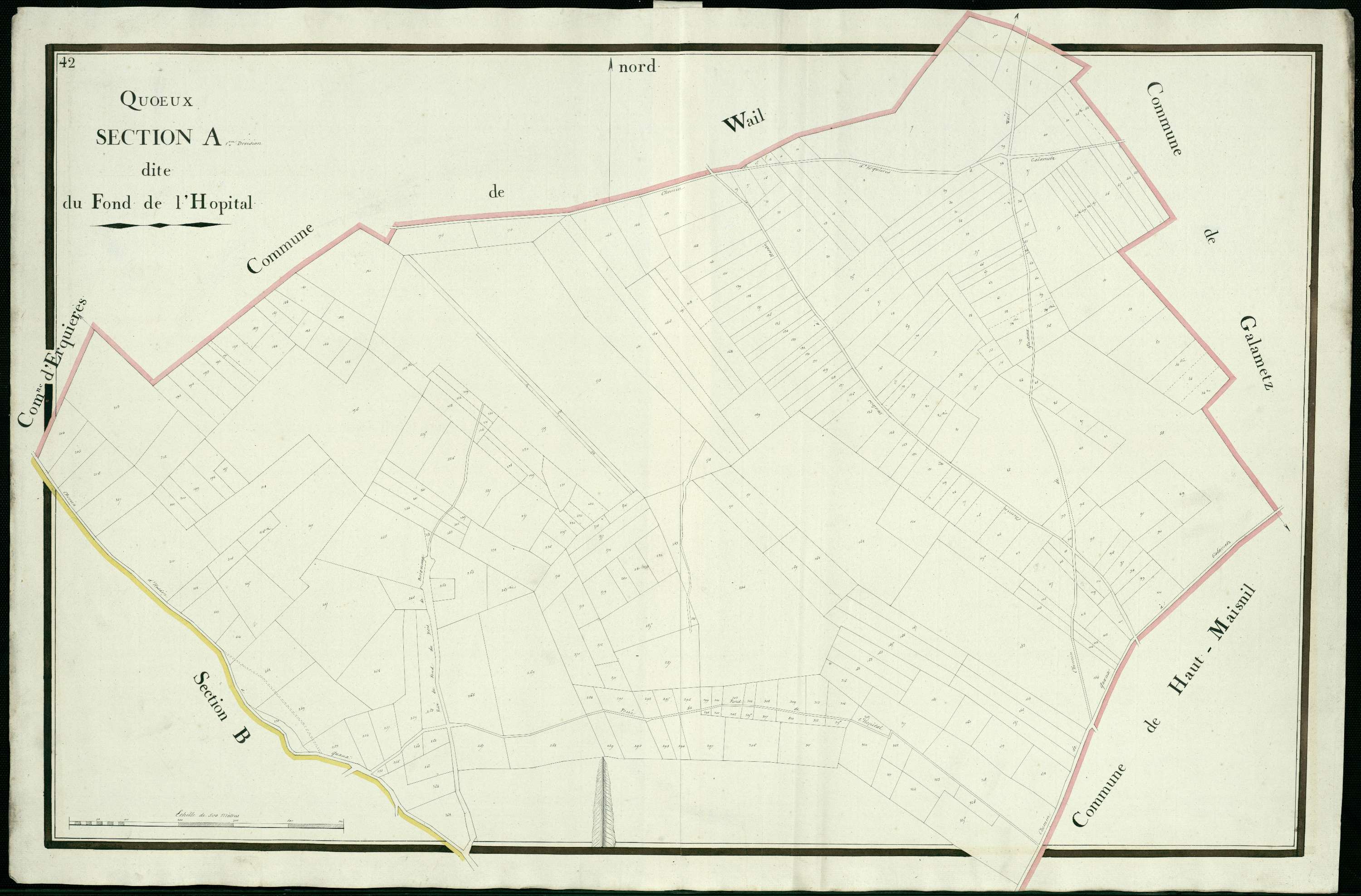 Maisnil - Section A, 1re feuille