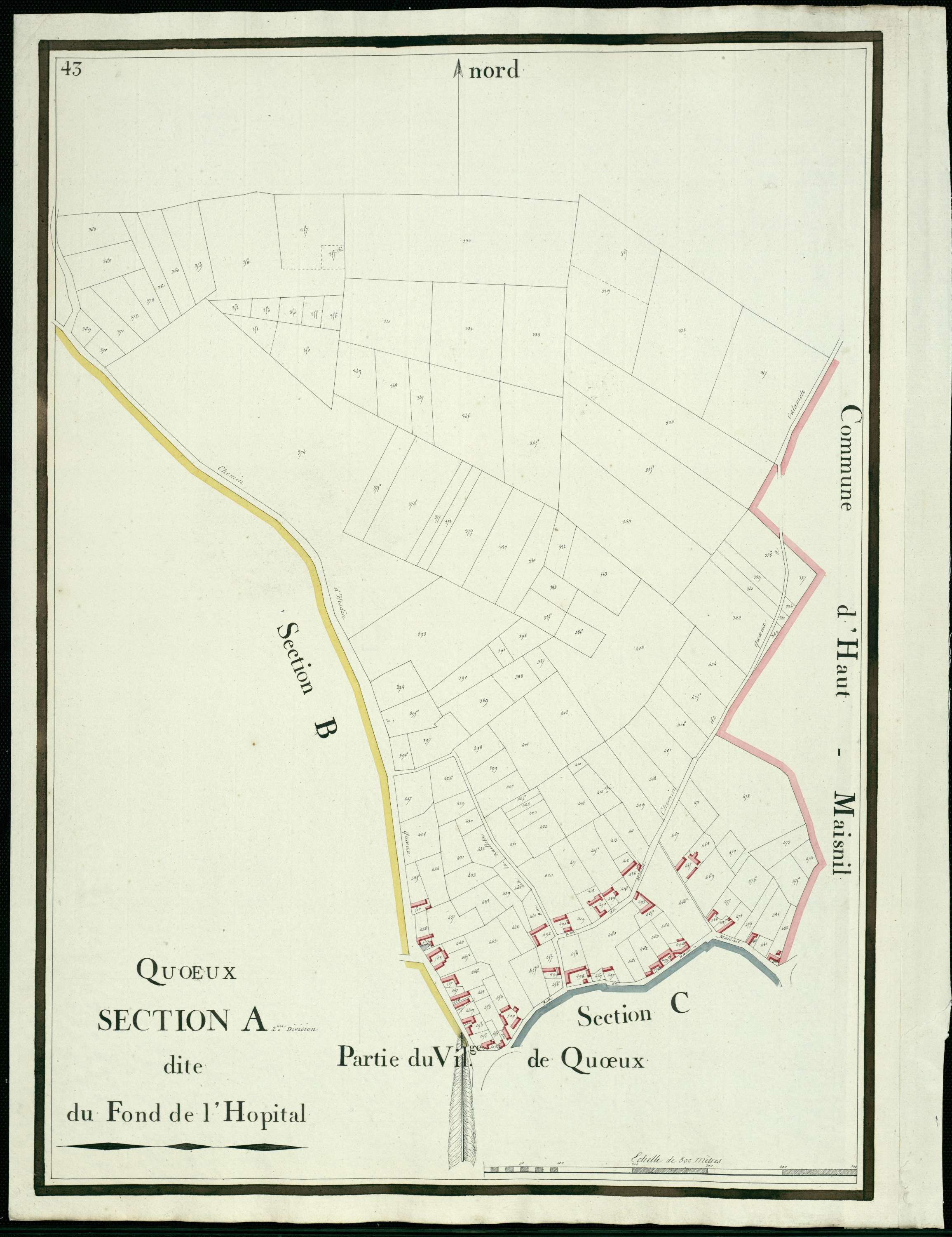 Maisnil - Section A, 2e feuille