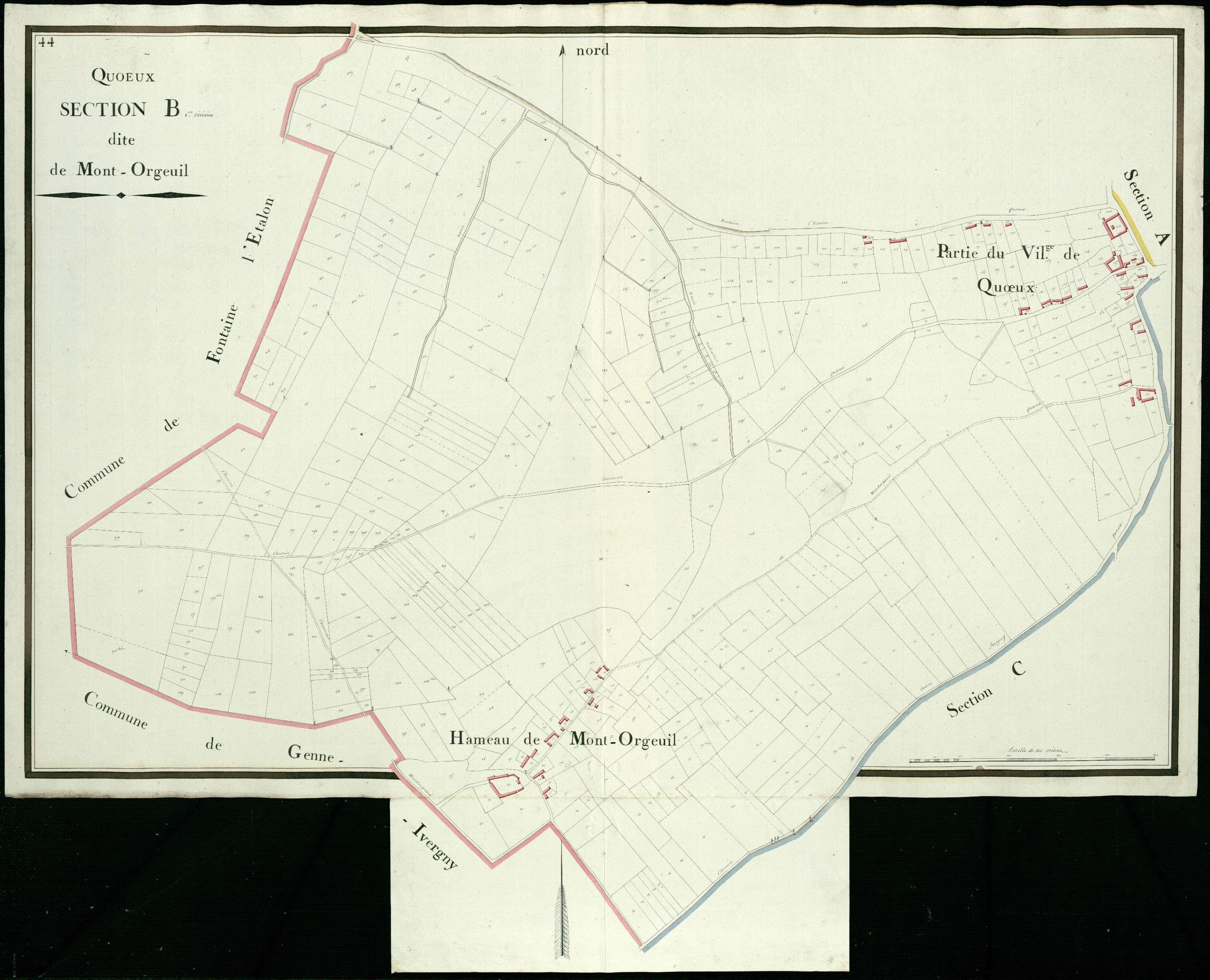 Maisnil - Section B, 1re feuille
