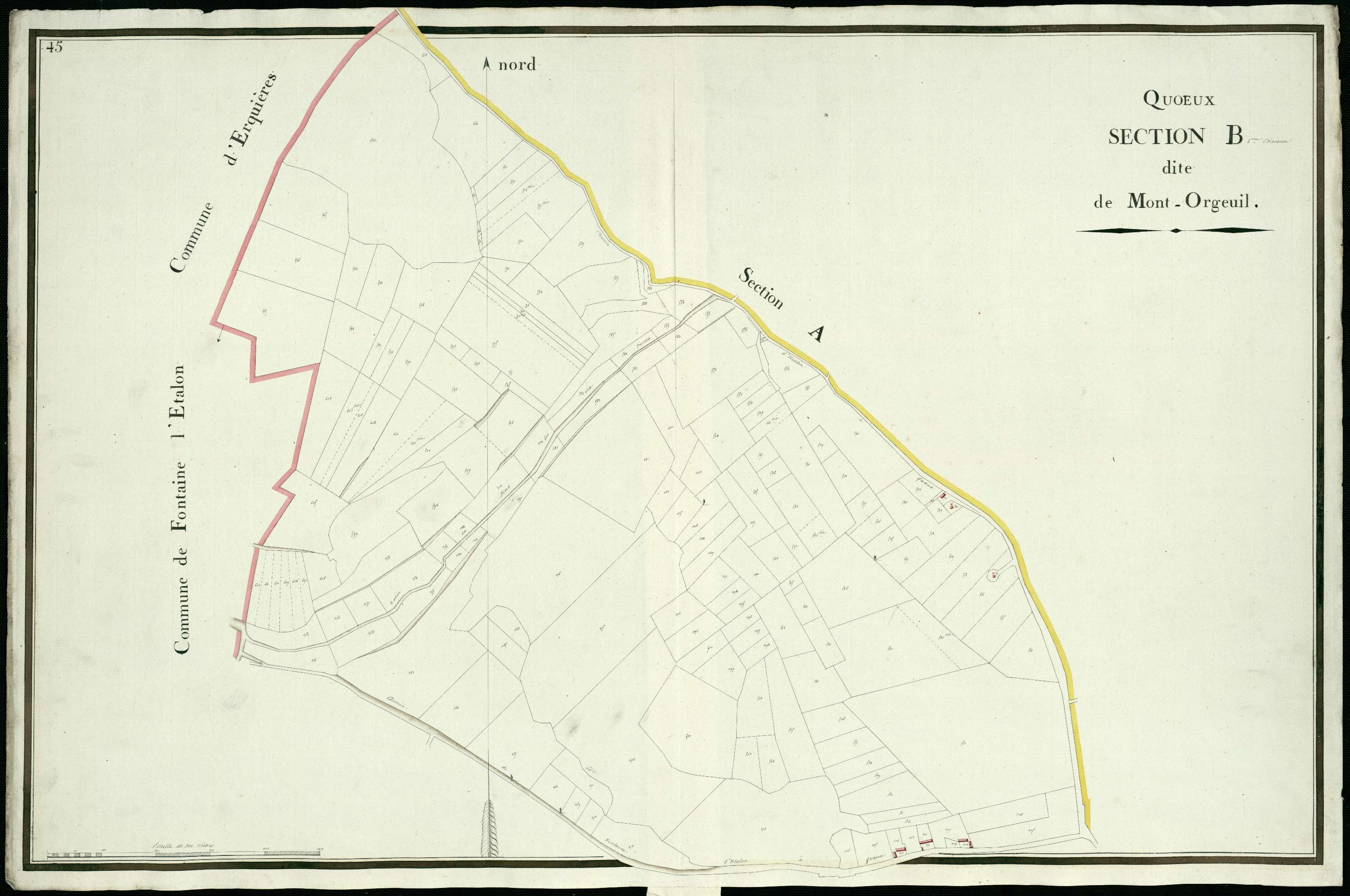 Maisnil - Section B, 2e feuille
