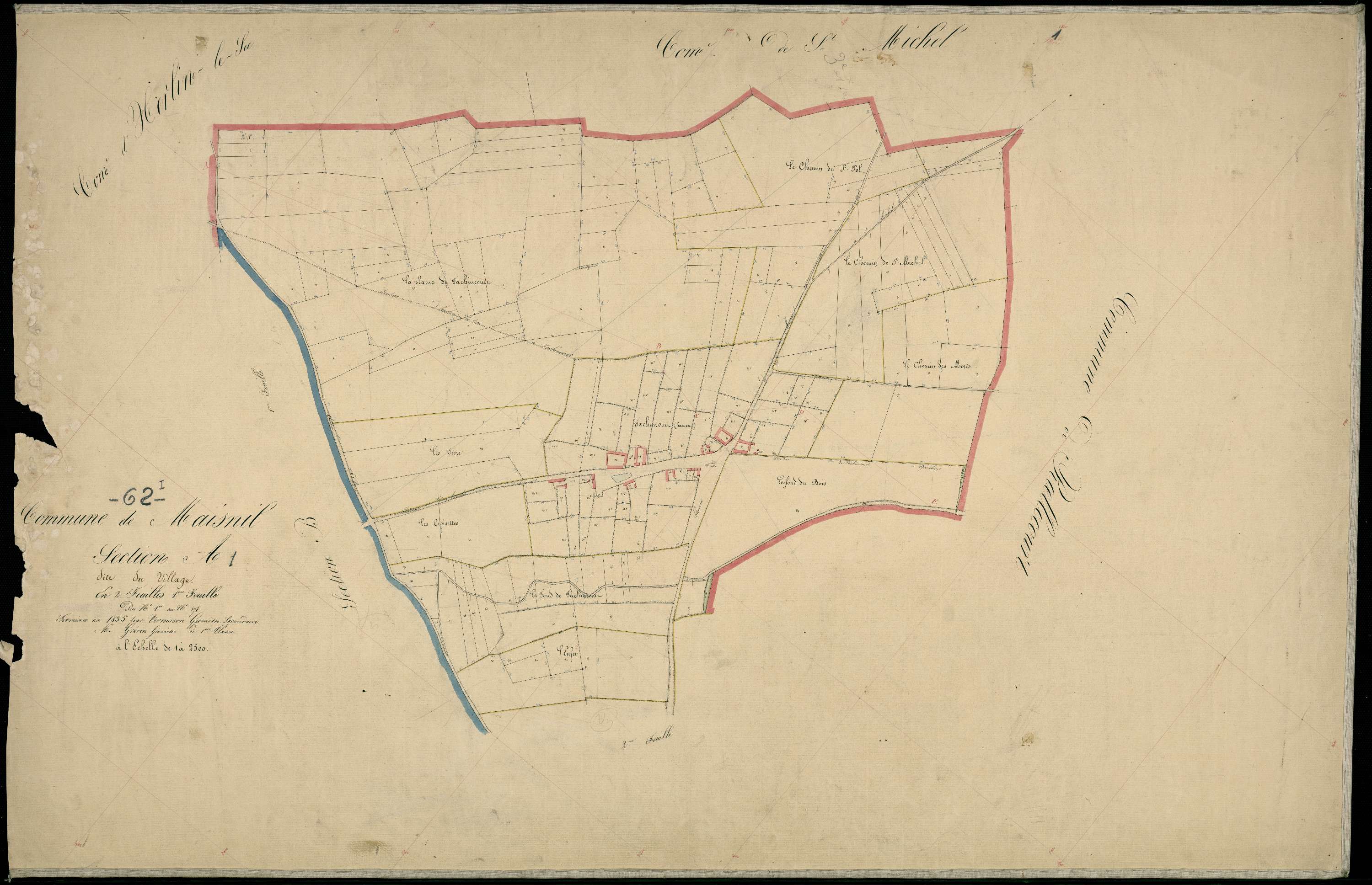 Maisnil - Section A, 1re feuille