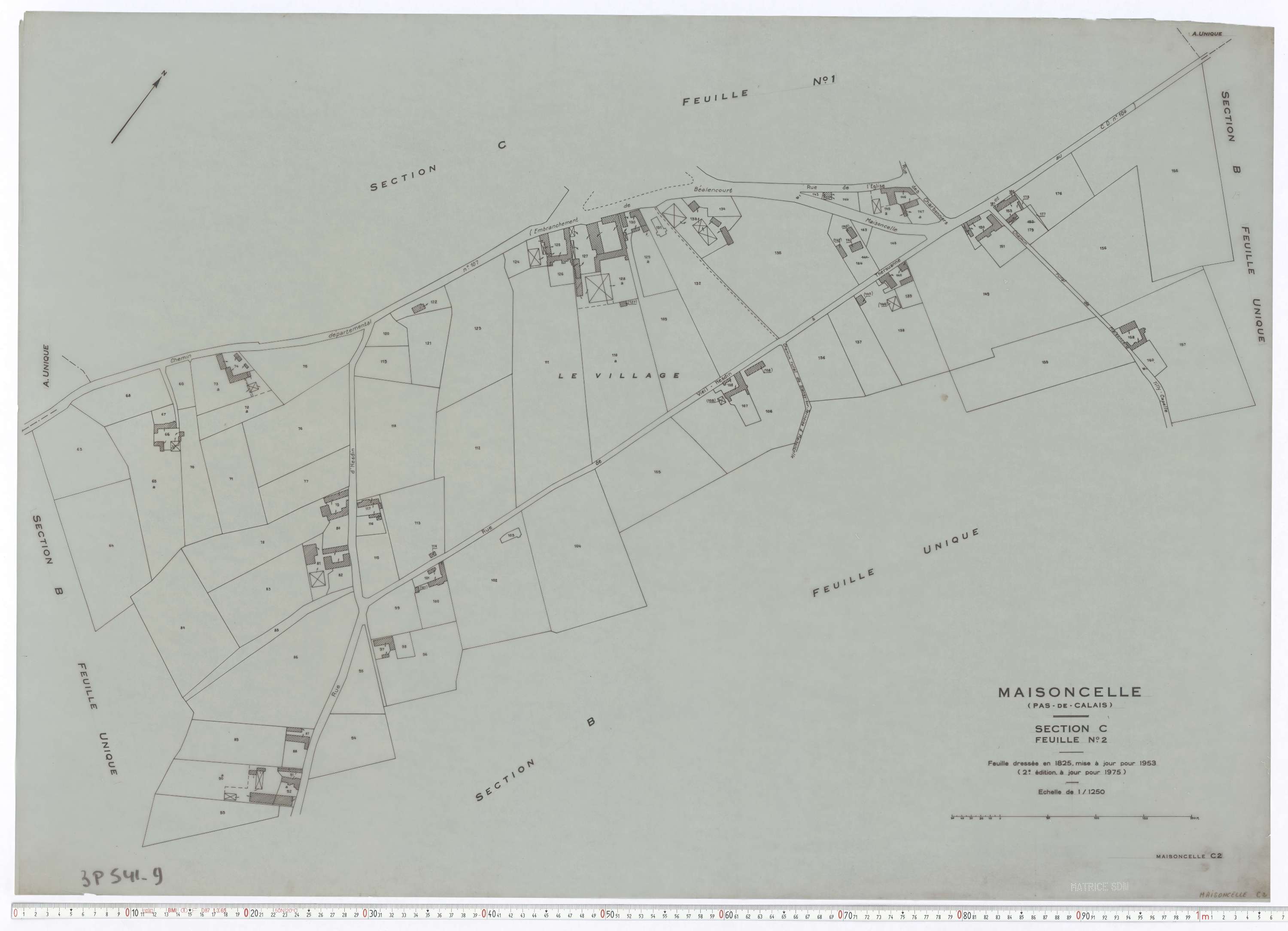 Maisoncelle - Section C, feuille 2.