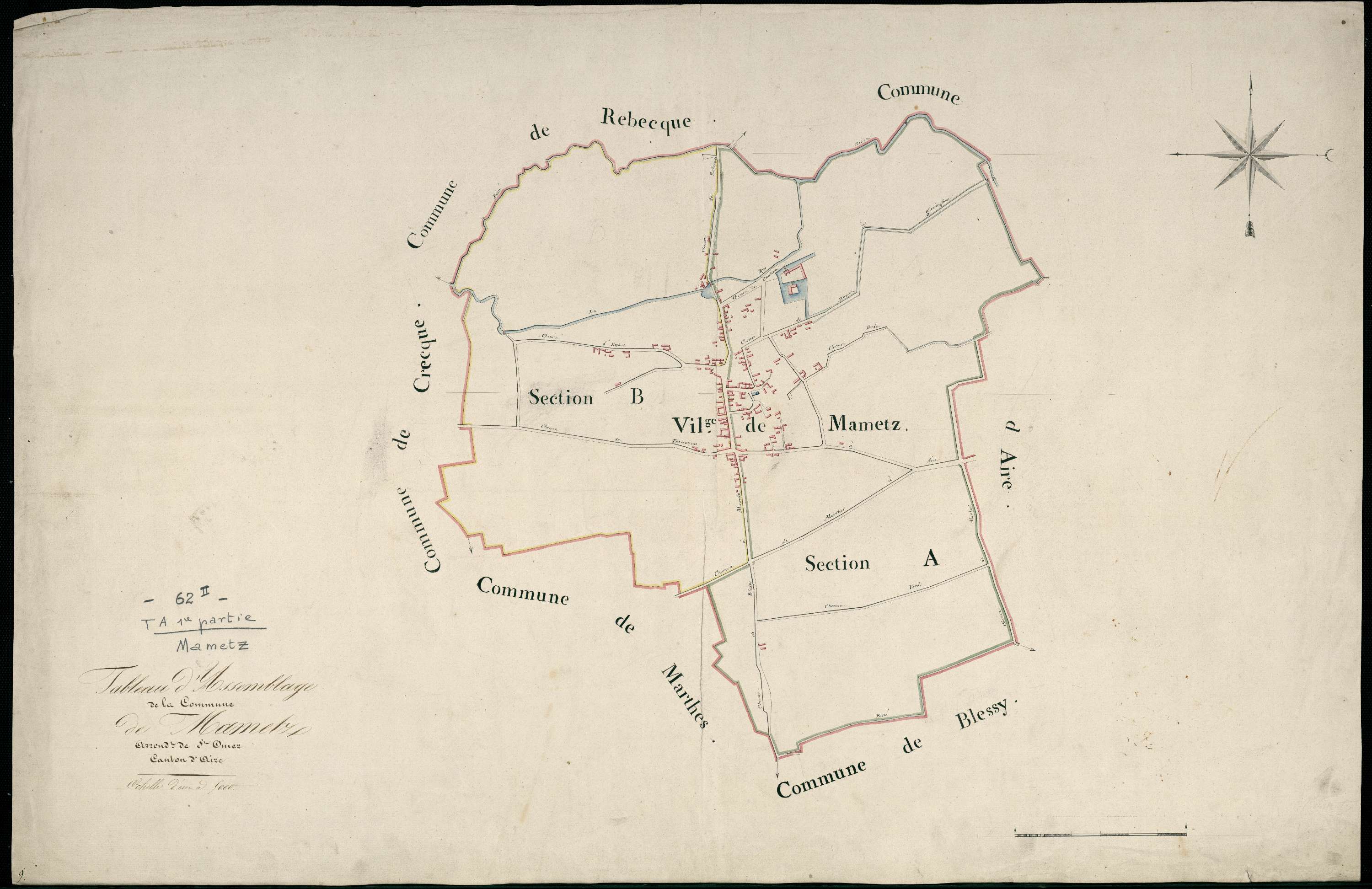 Mametz - Tableau d'assemblage