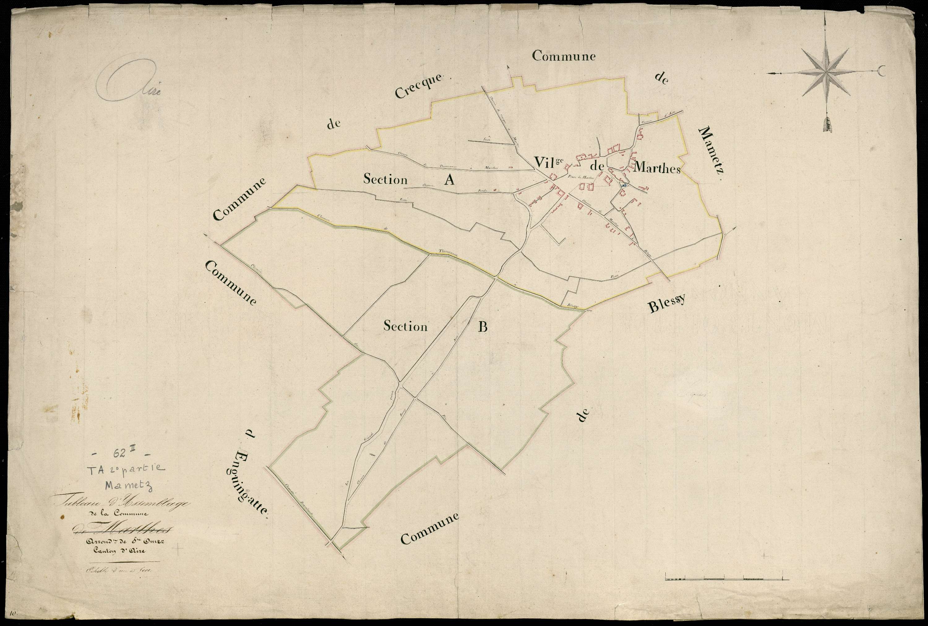 Mametz - Tableau d'assemblage
