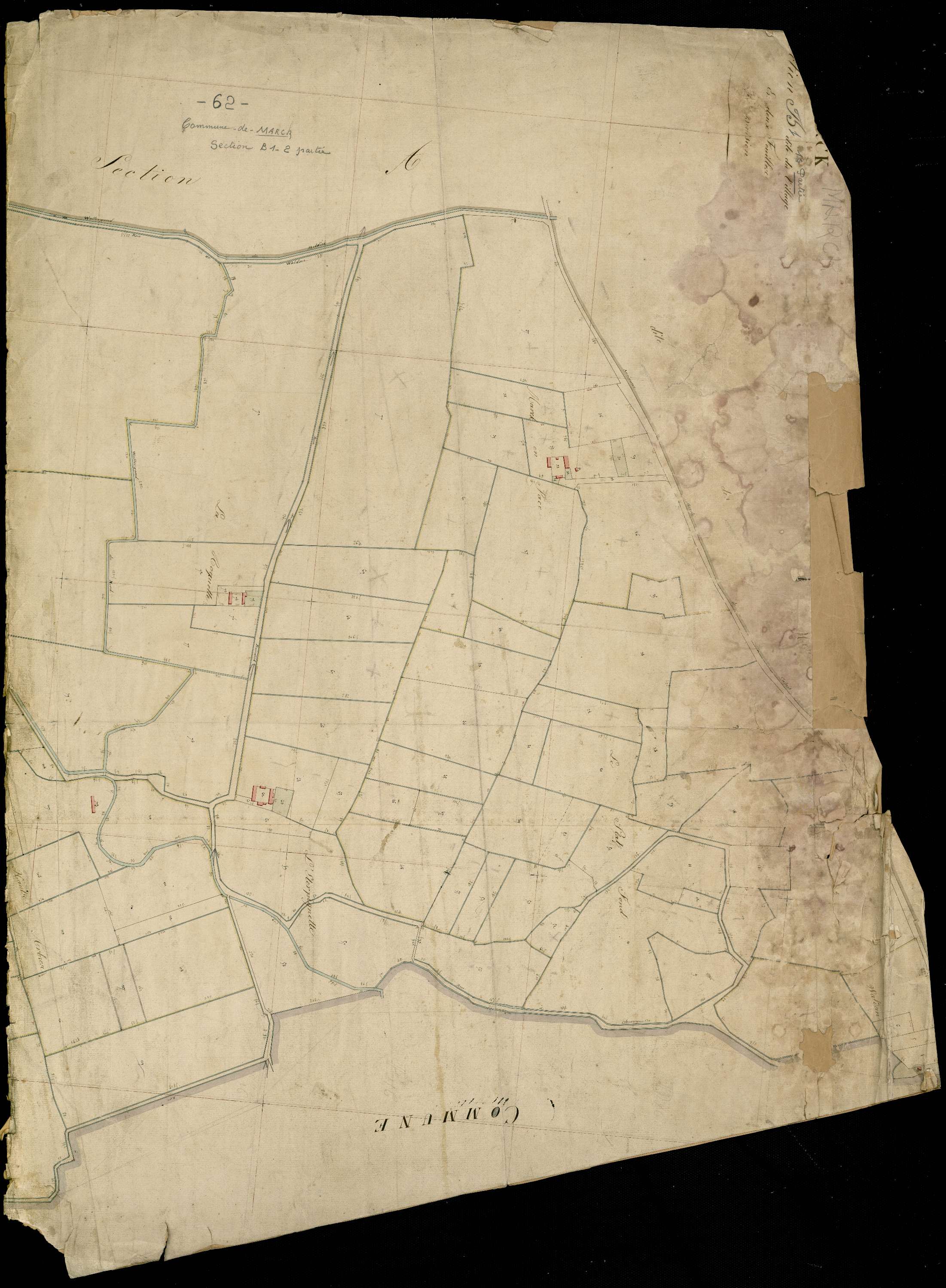 Marck - Section B, 1re feuille