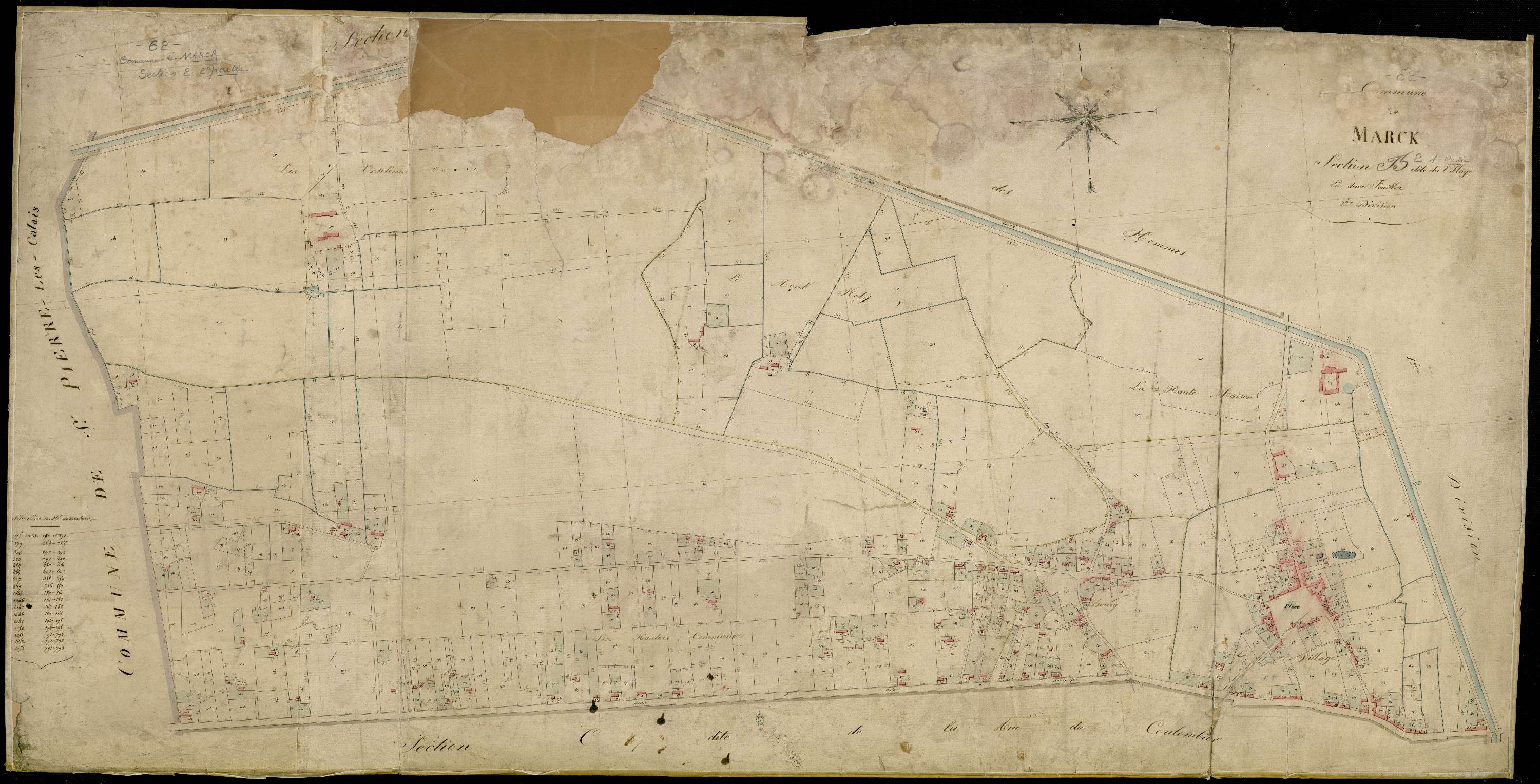 Marck - Section B, 2e feuille